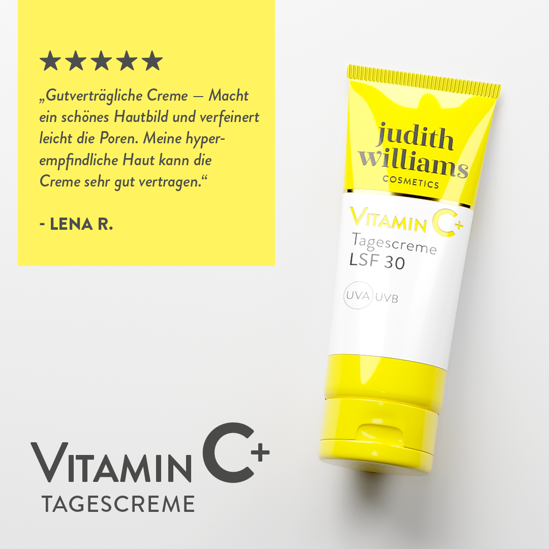 Gesichtscreme | Vitamin C+ | Tagescreme mit LSF 30 | Judith Williams