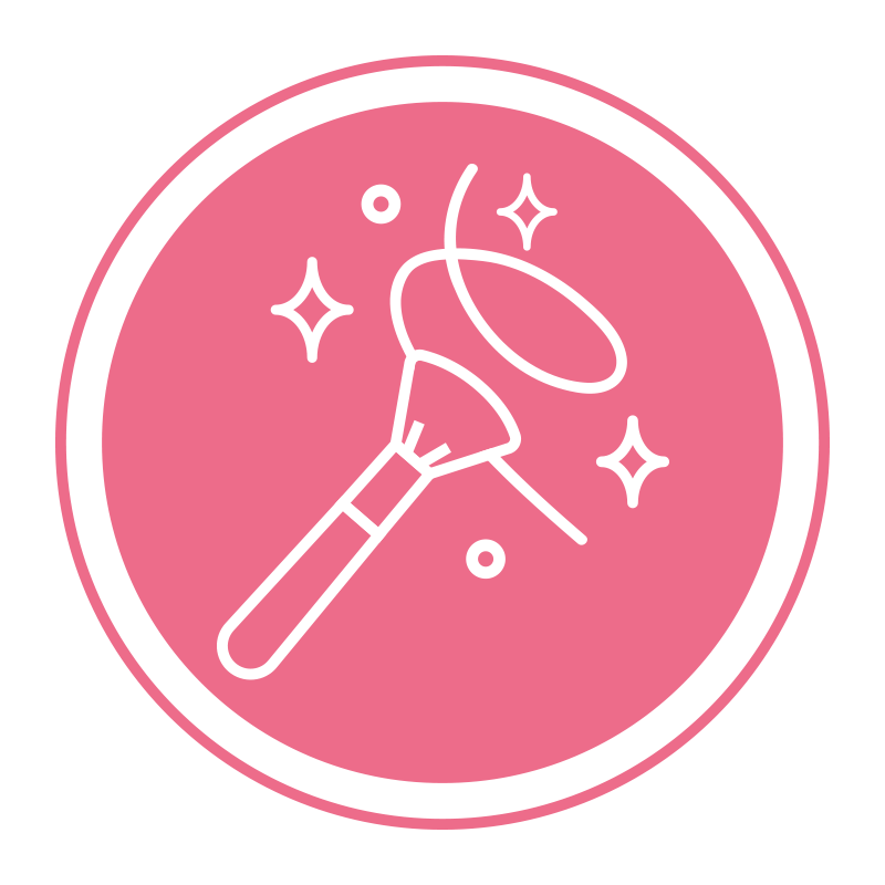 Icon für Beauty-Expertise.