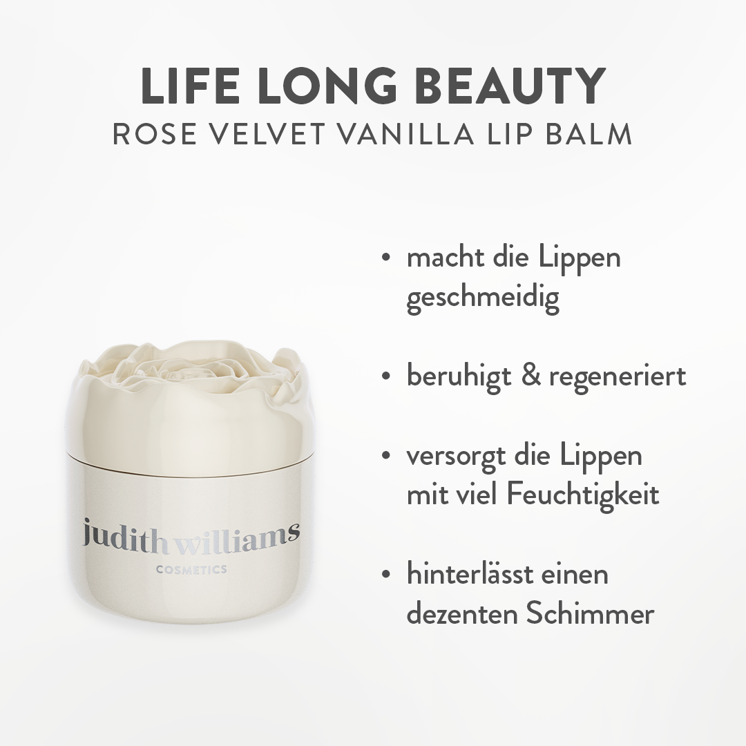 Lip-Balm | Life Long Beauty | Rose Velvet Vanilla Lip Balm | Judith Williams