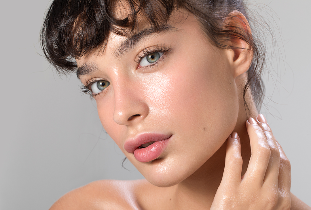 Model mit praller Haut.