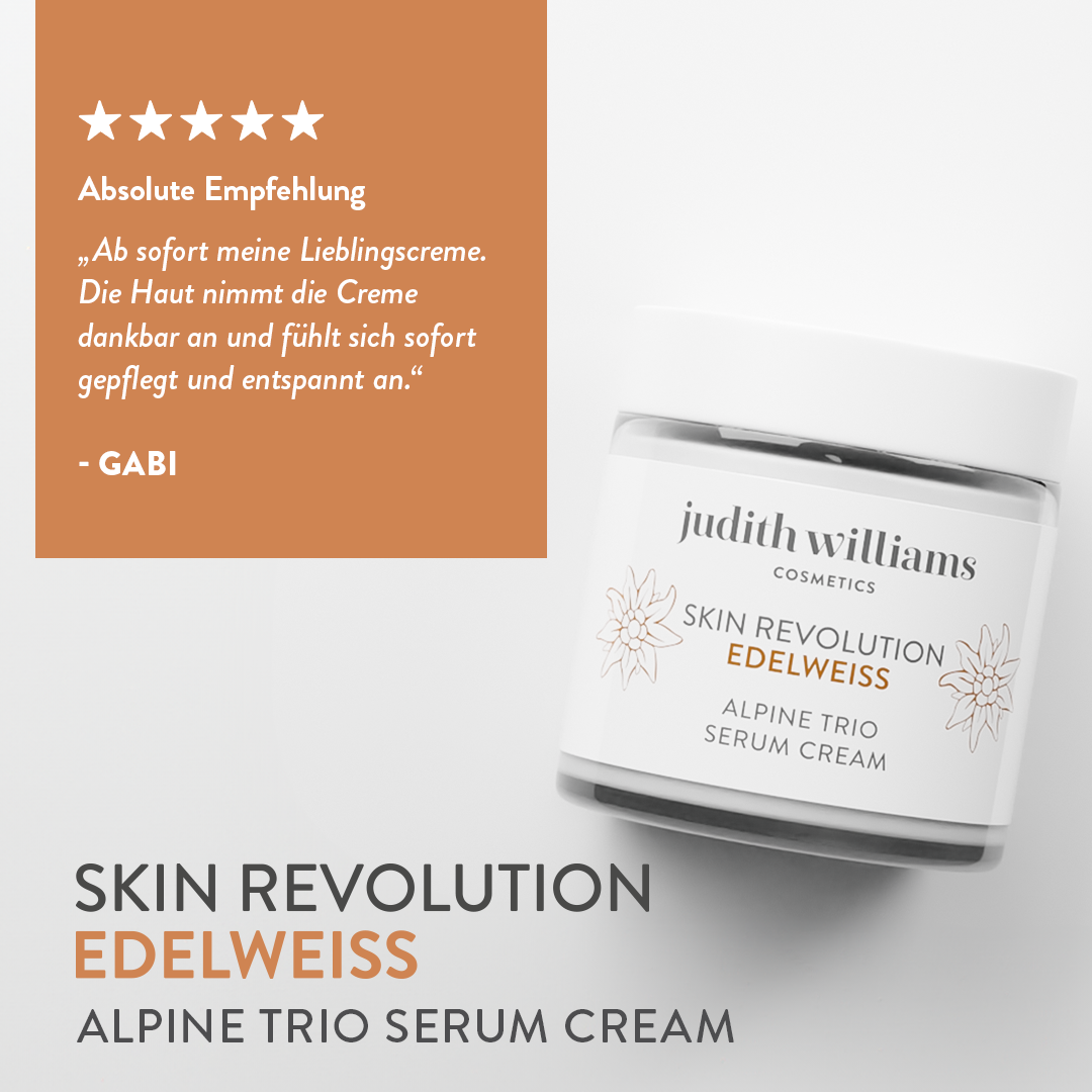 Gesichtscreme | Skin Revolution Edelweiss | Alpine Trio Serum Cream | Judith Williams