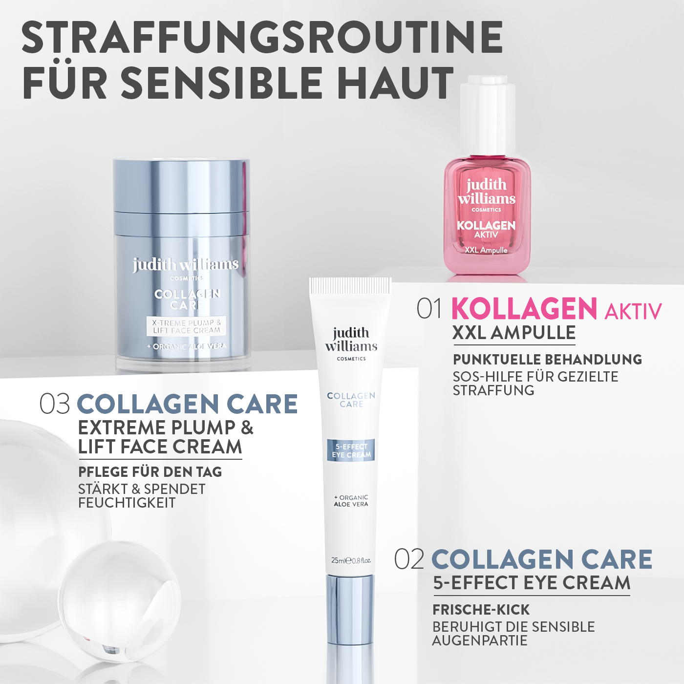 Gesichtscreme | Collagen Care | X-Treme Plump & Lift Face Cream | Judith Williams