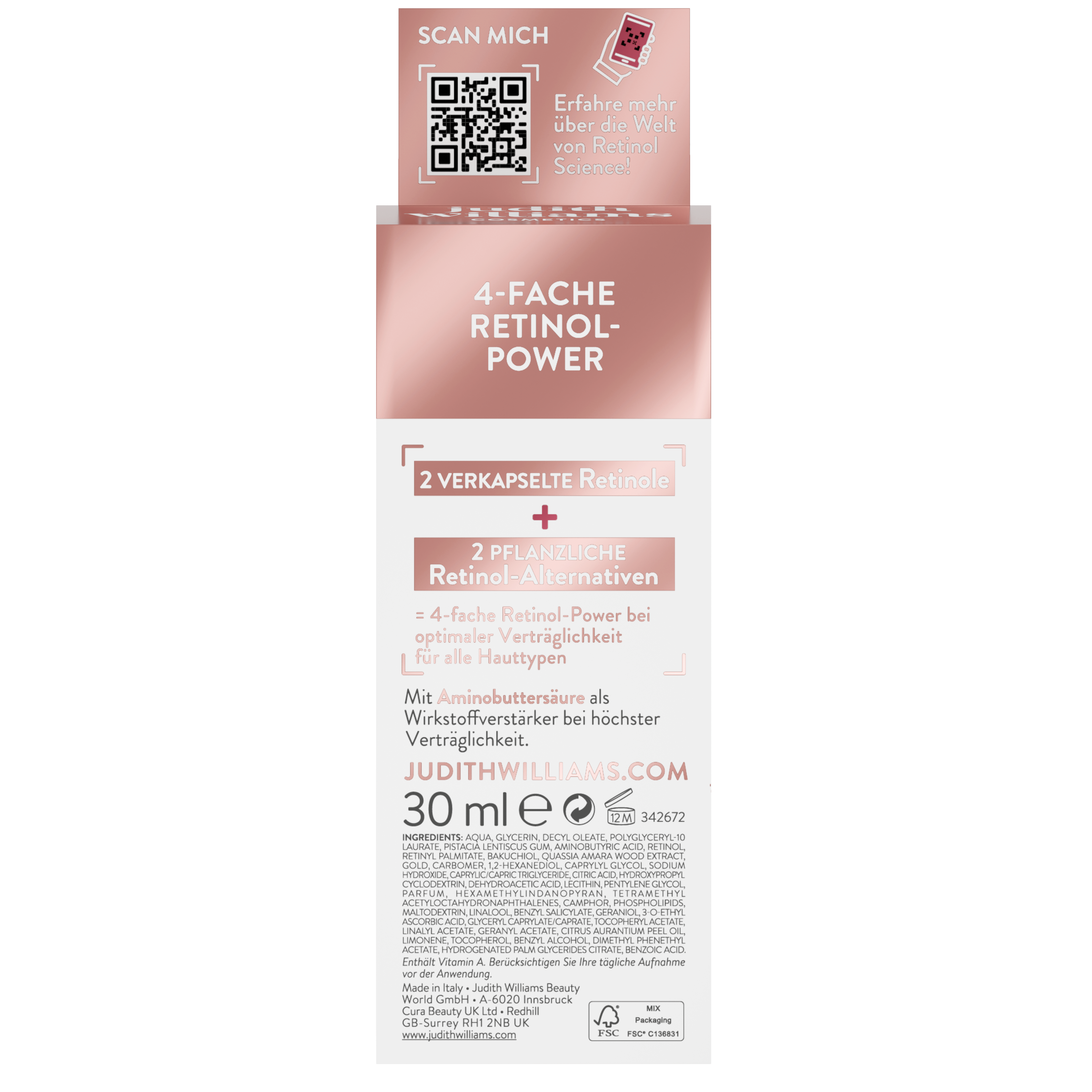 Gesichtskonzentrat | Retinol Science | Intense Concentrate | Judith Williams