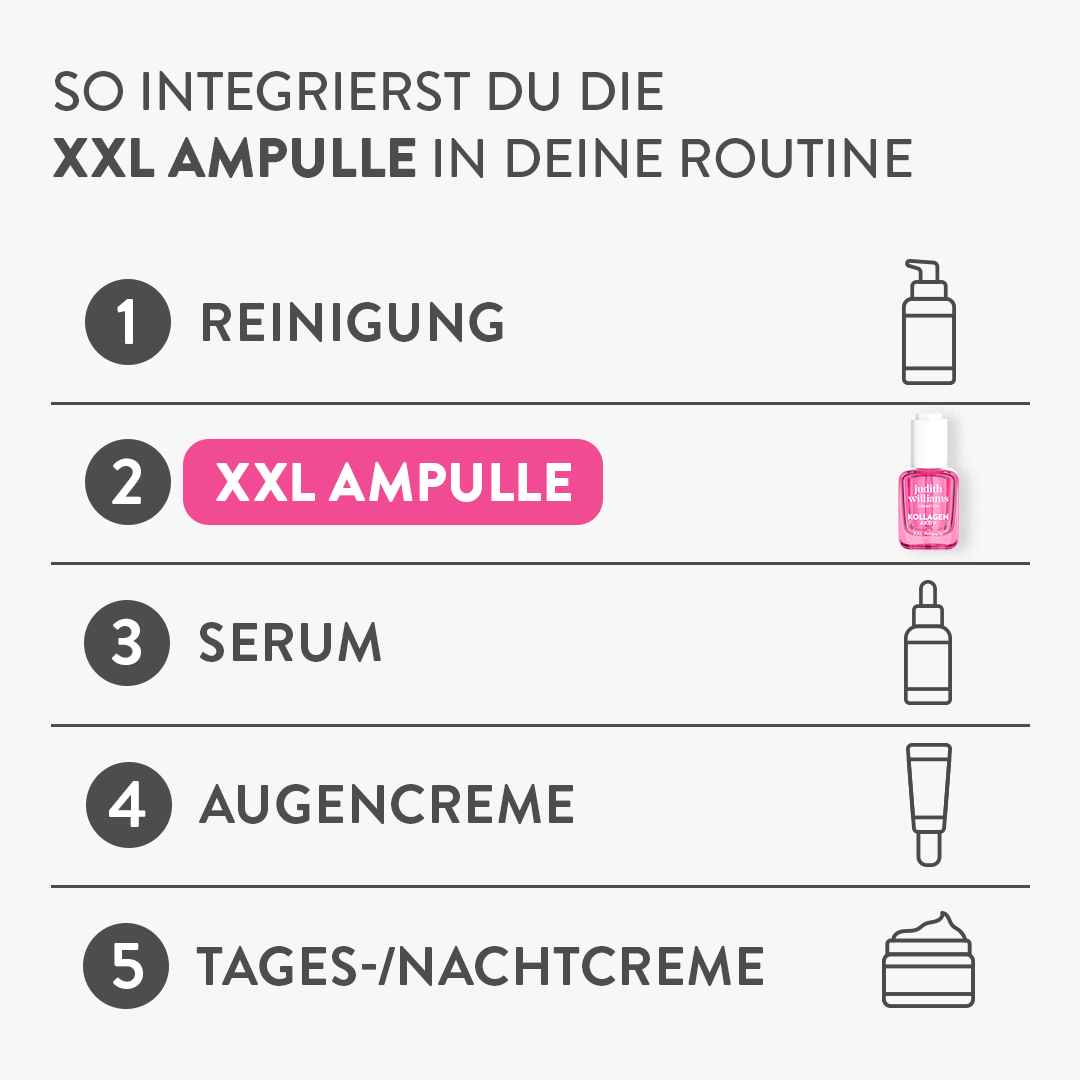 Ampullenkur | Kollagen Aktiv | XXL Ampulle | Judith Williams
