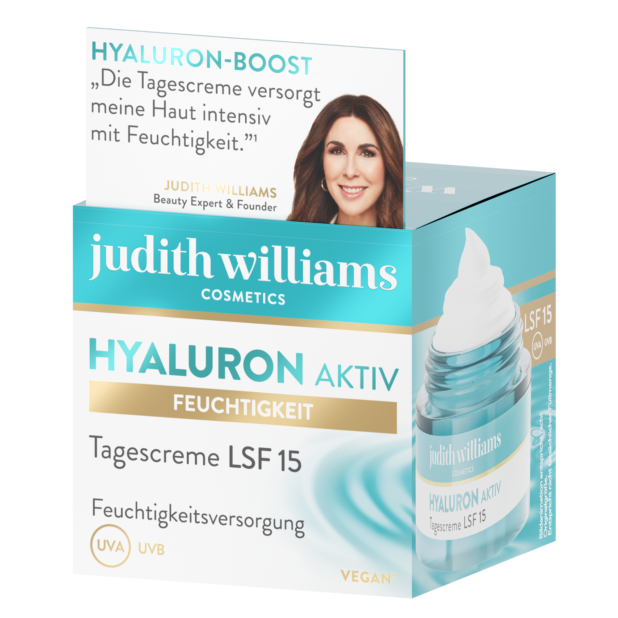 Tagescreme mit Lichtschutzfaktor | Hyaluron Aktiv | Anti-Aging Tagescreme mit LSF | Judith Williams