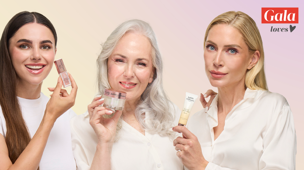 Drei Models mit den Magic Wonder Produkten von Judith Williams Cosmetics in den Händen.