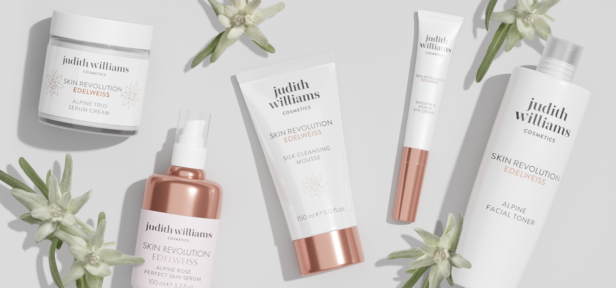 Skin Revolution Edelweiss Linie von Judith Williams Cosmetics.