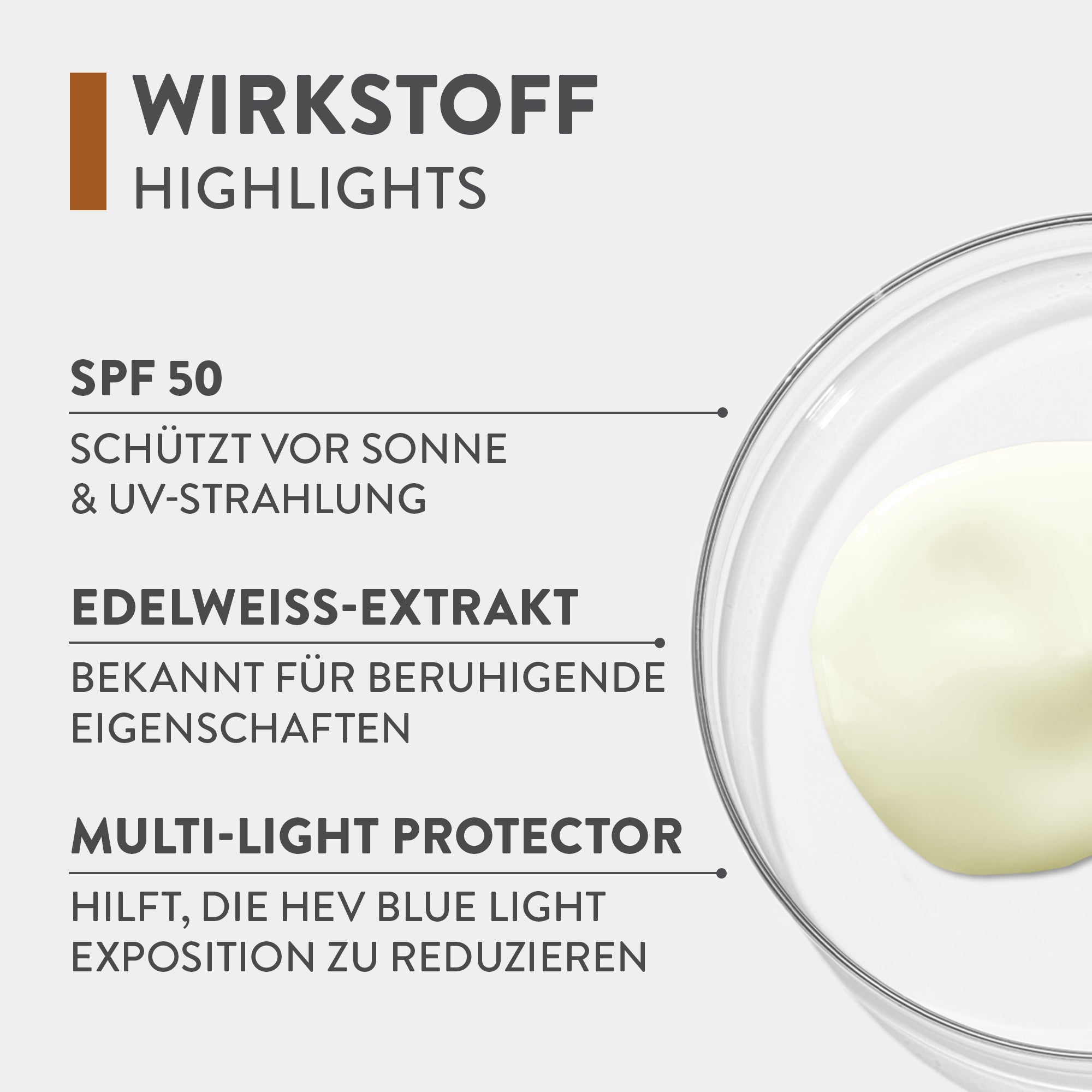 Gesichtscreme | Skin Revolution Edelweiss | Protect & Care Face Fluid SPF 50 | Judith Williams