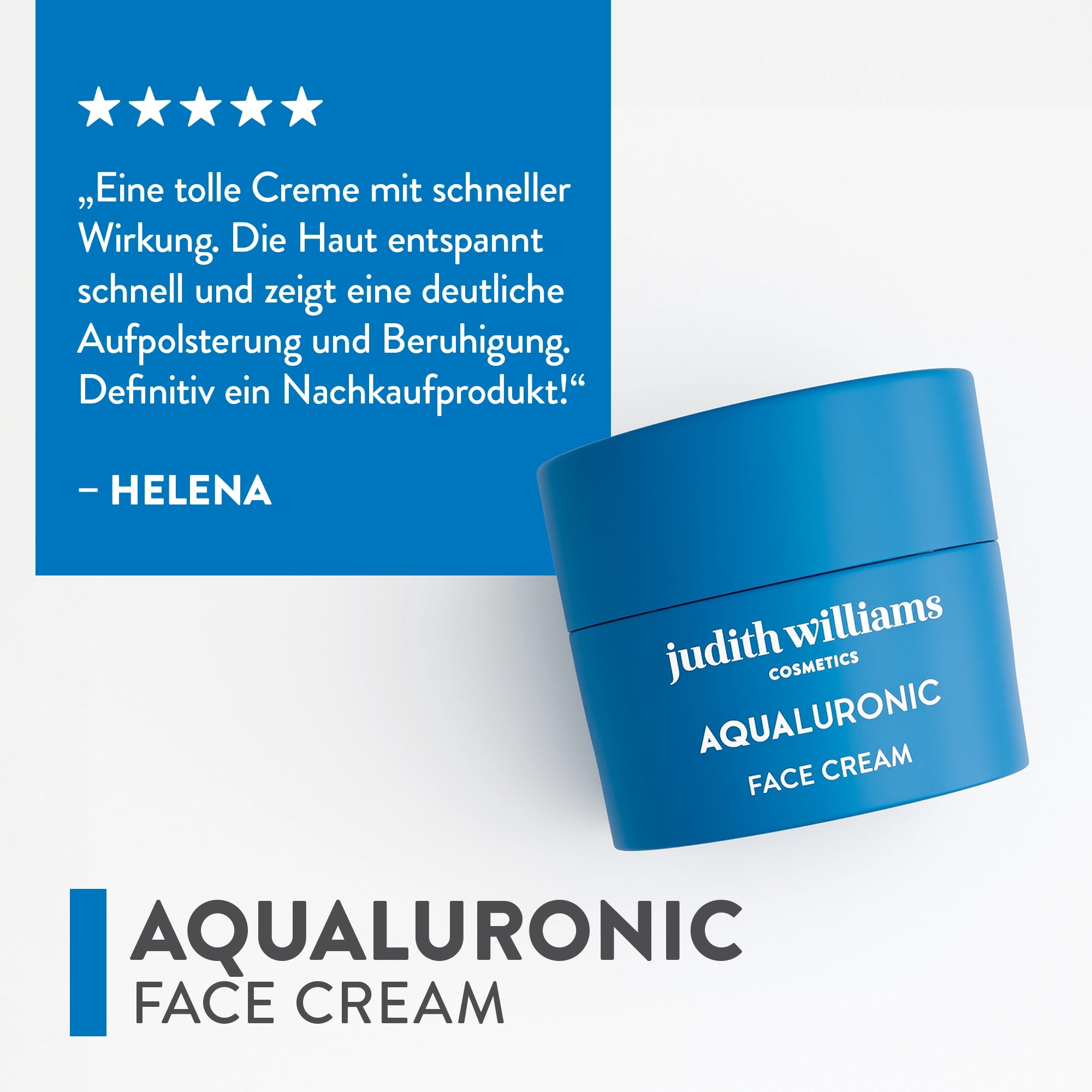 Gesichtscreme | Aqualuronic | Face Cream | Judith Williams