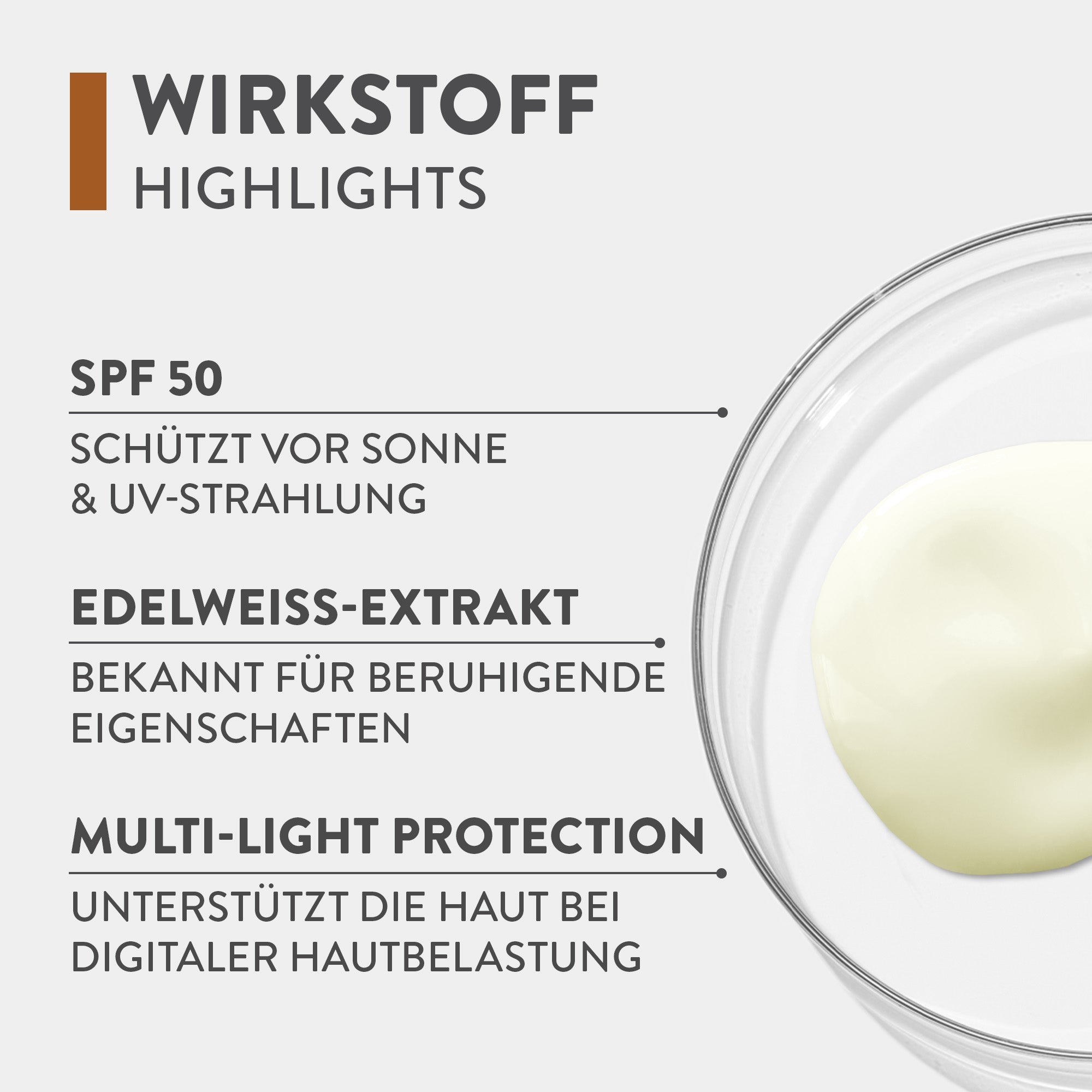 Gesichtscreme | Skin Revolution Edelweiss | Protect & Care Face Fluid SPF 50 | Judith Williams