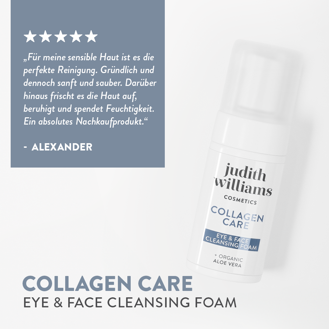 Reinigungsschaum | Collagen Care | Eye & Face Cleansing Foam | Judith Williams