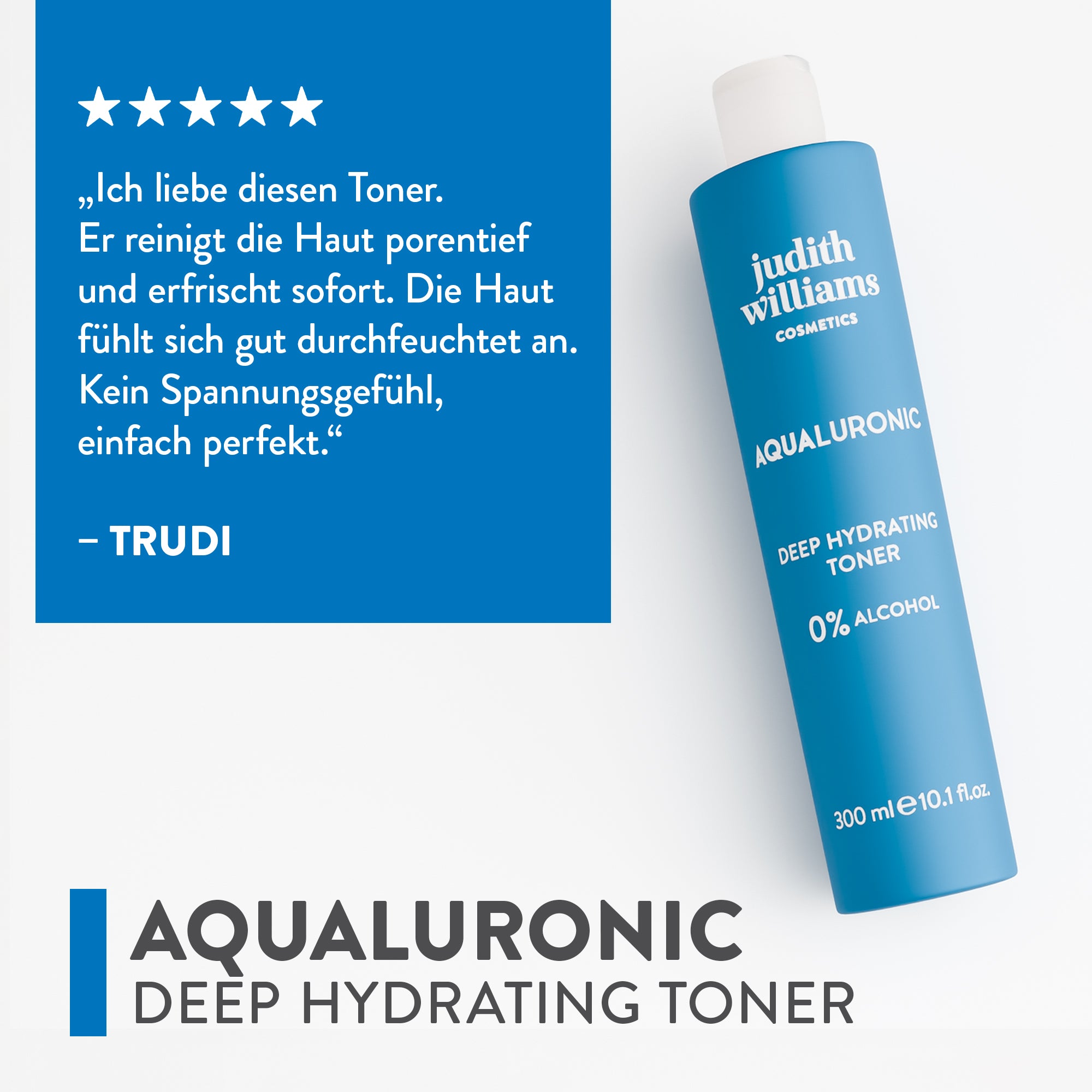 Gesichtswasser | Aqualuronic | Deep Hydrating Toner | Judith Williams