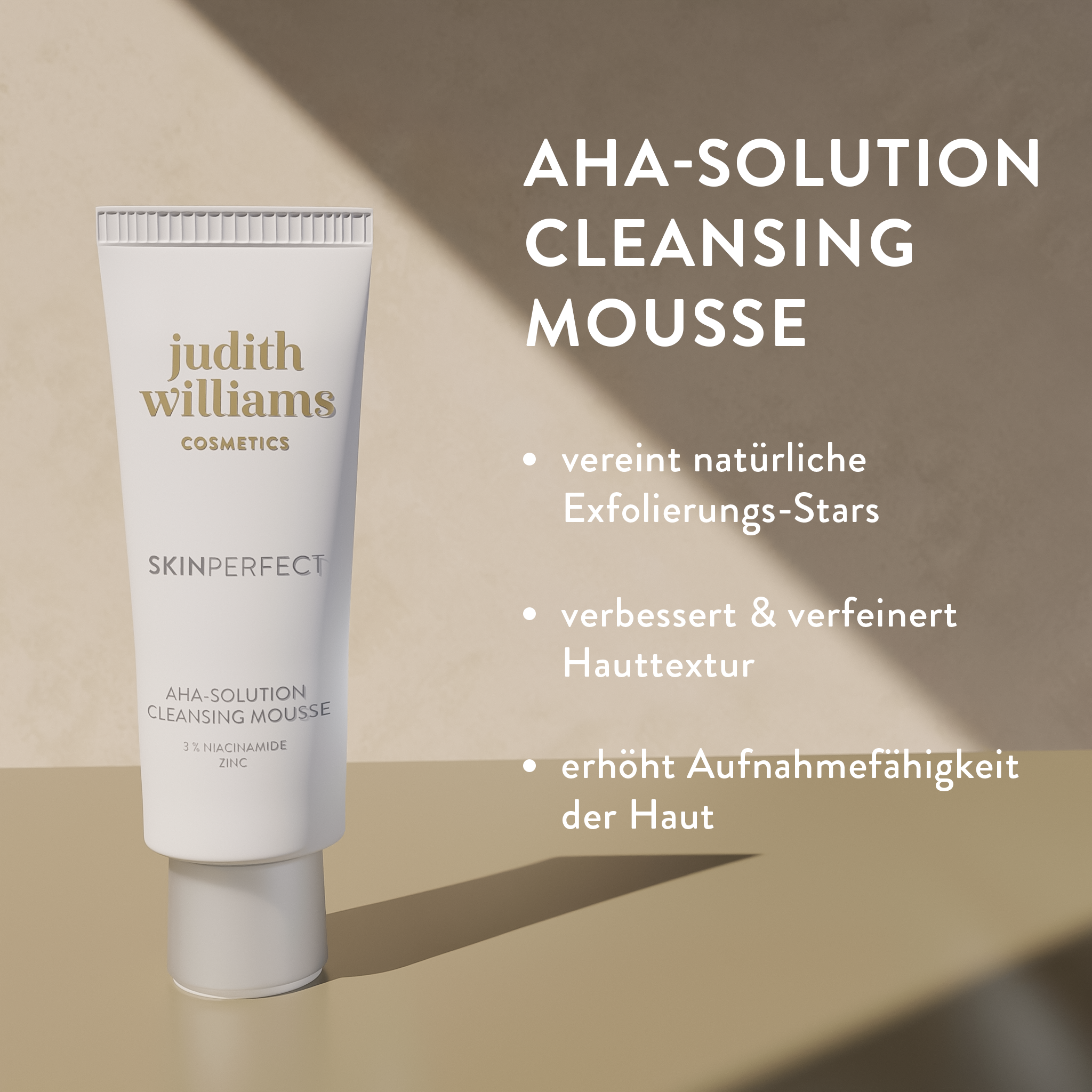 Reinigungs-Mousse | SkinPerfect | AHA Solution Cleansing Mousse | Judith Williams