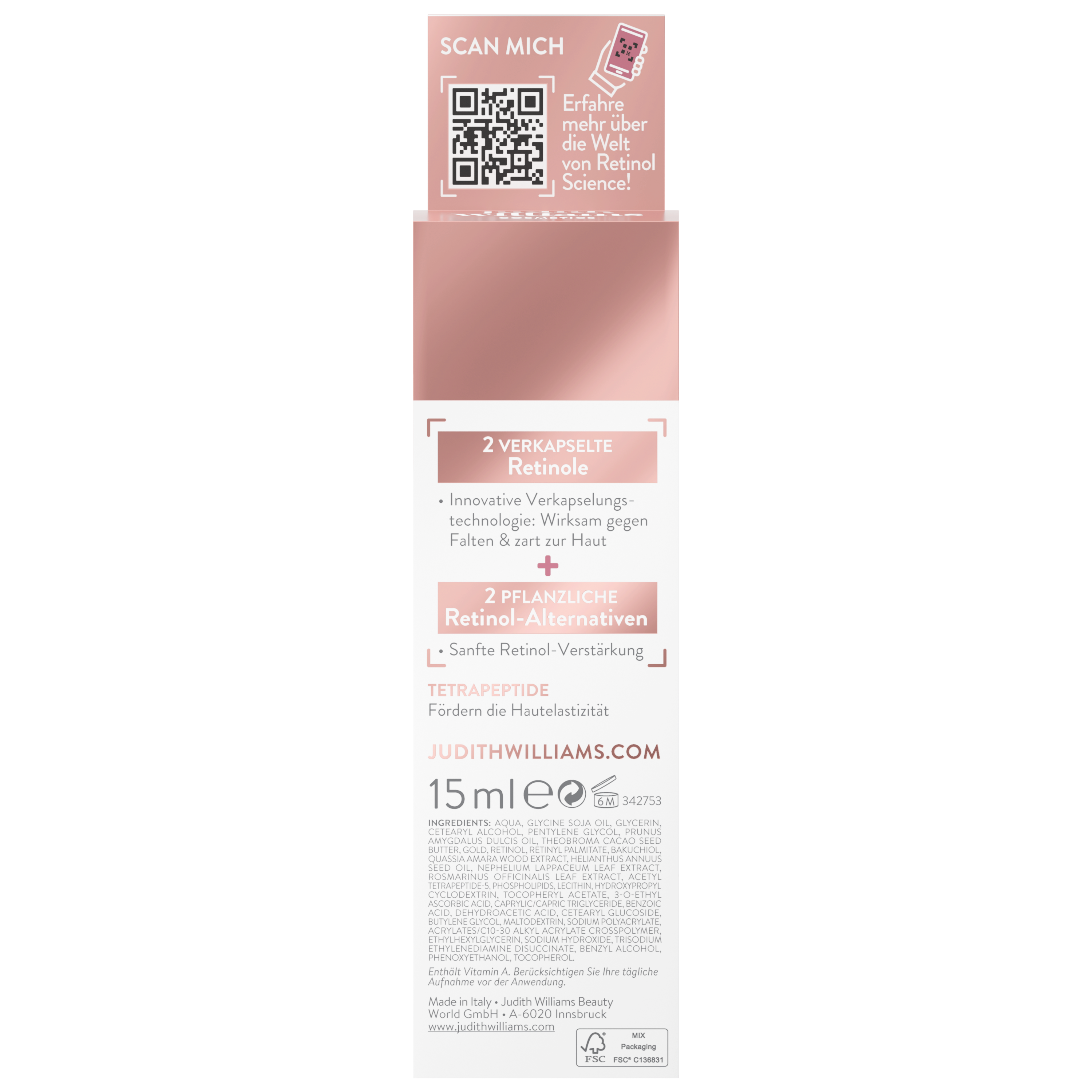 Augencreme | Retinol Science | 24H Eye Cream | Judith Williams