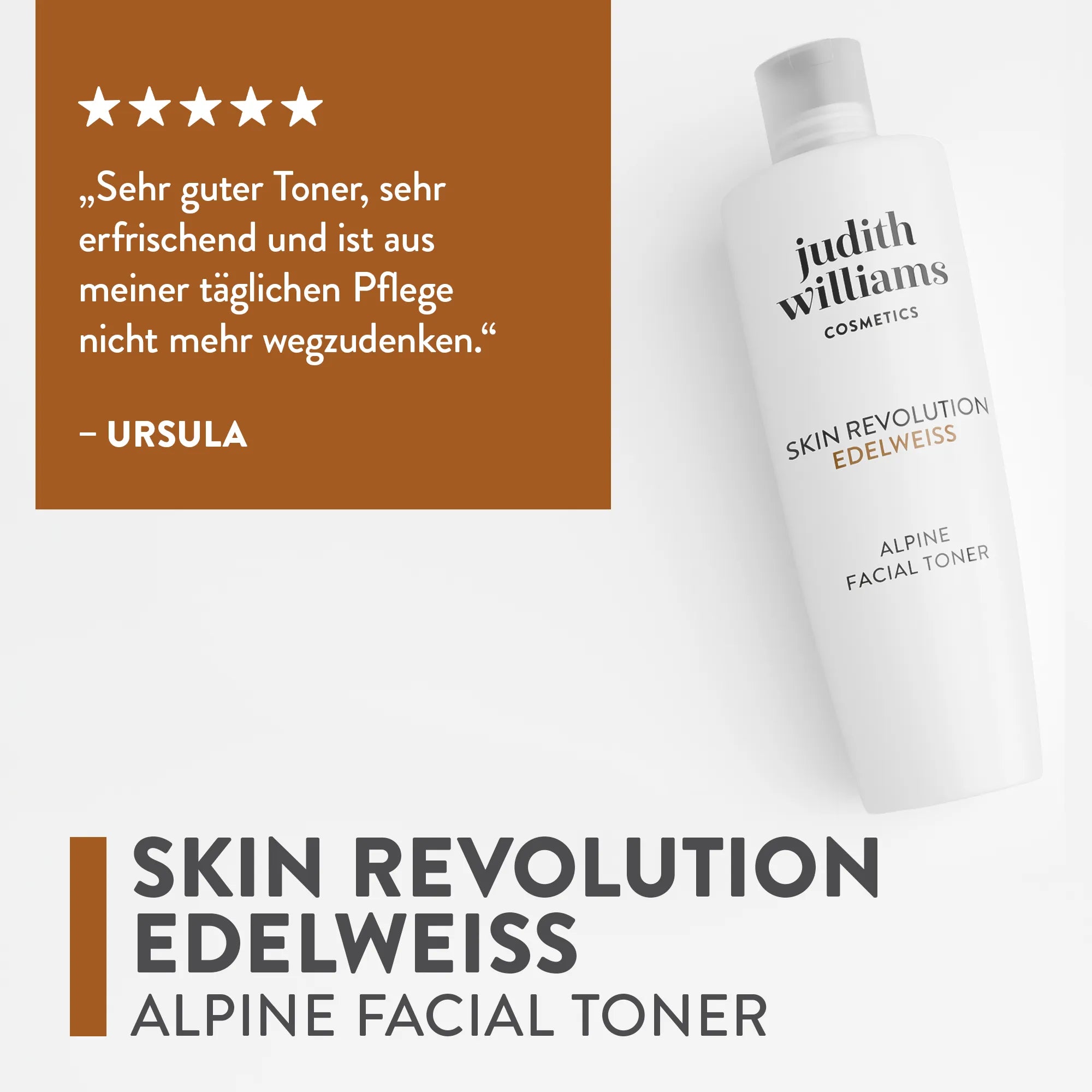 Gesichtswasser | Skin Revolution Edelweiss | Alpine Facial Toner | Judith Williams