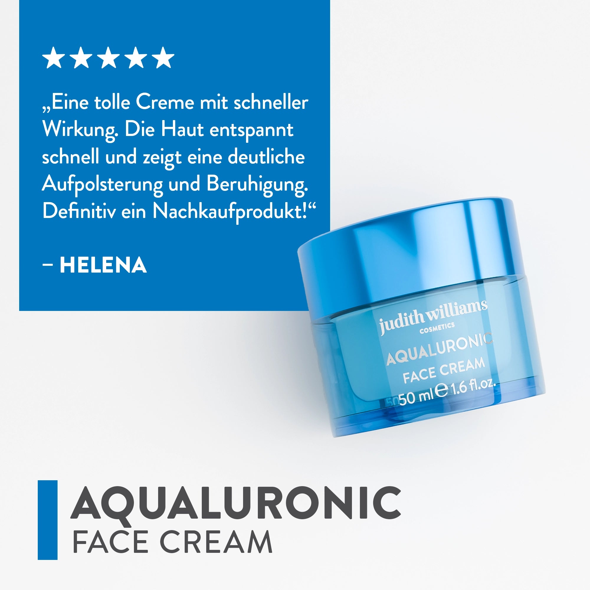 Gesichtscreme | Aqualuronic | Face Cream | Judith Williams