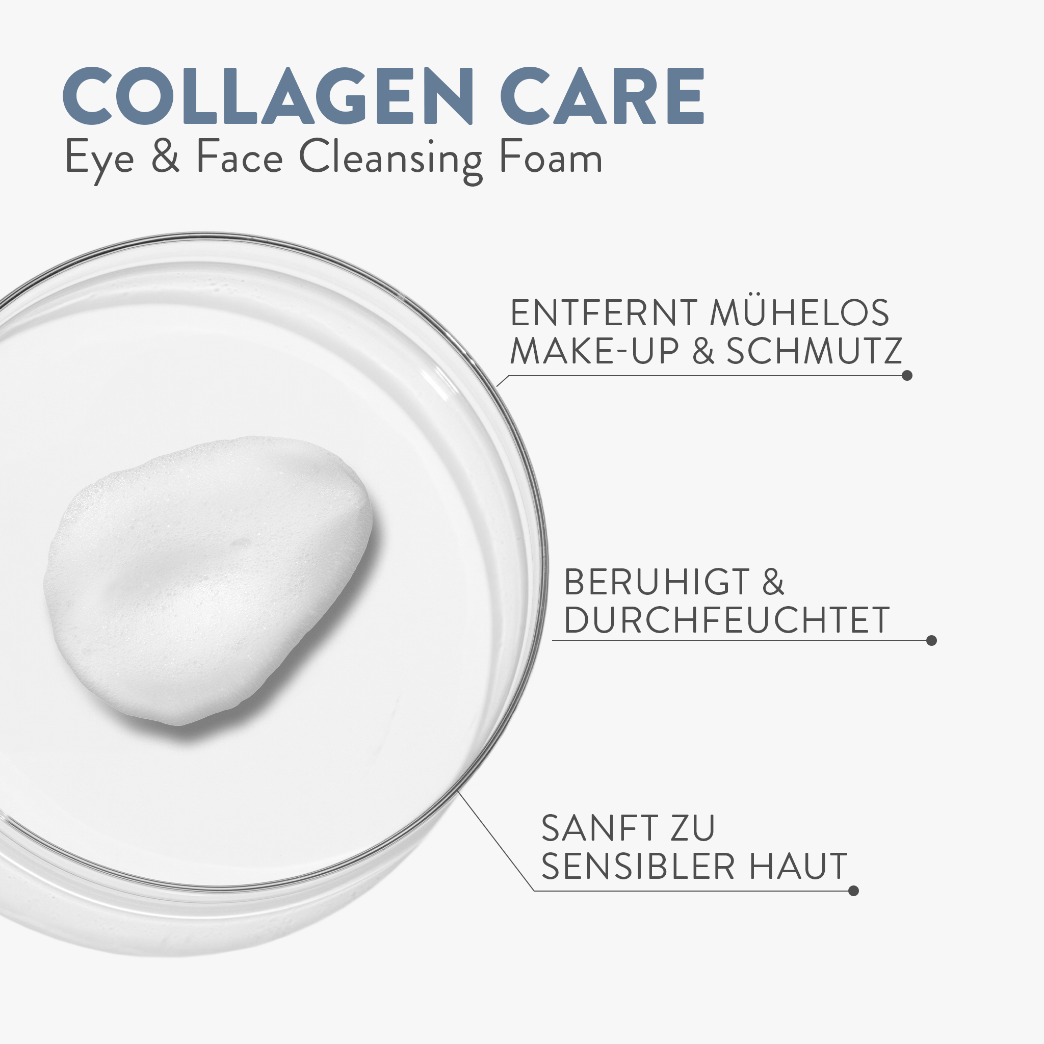 Reinigungsschaum | Collagen Care | Eye & Face Cleansing Foam | Judith Williams
