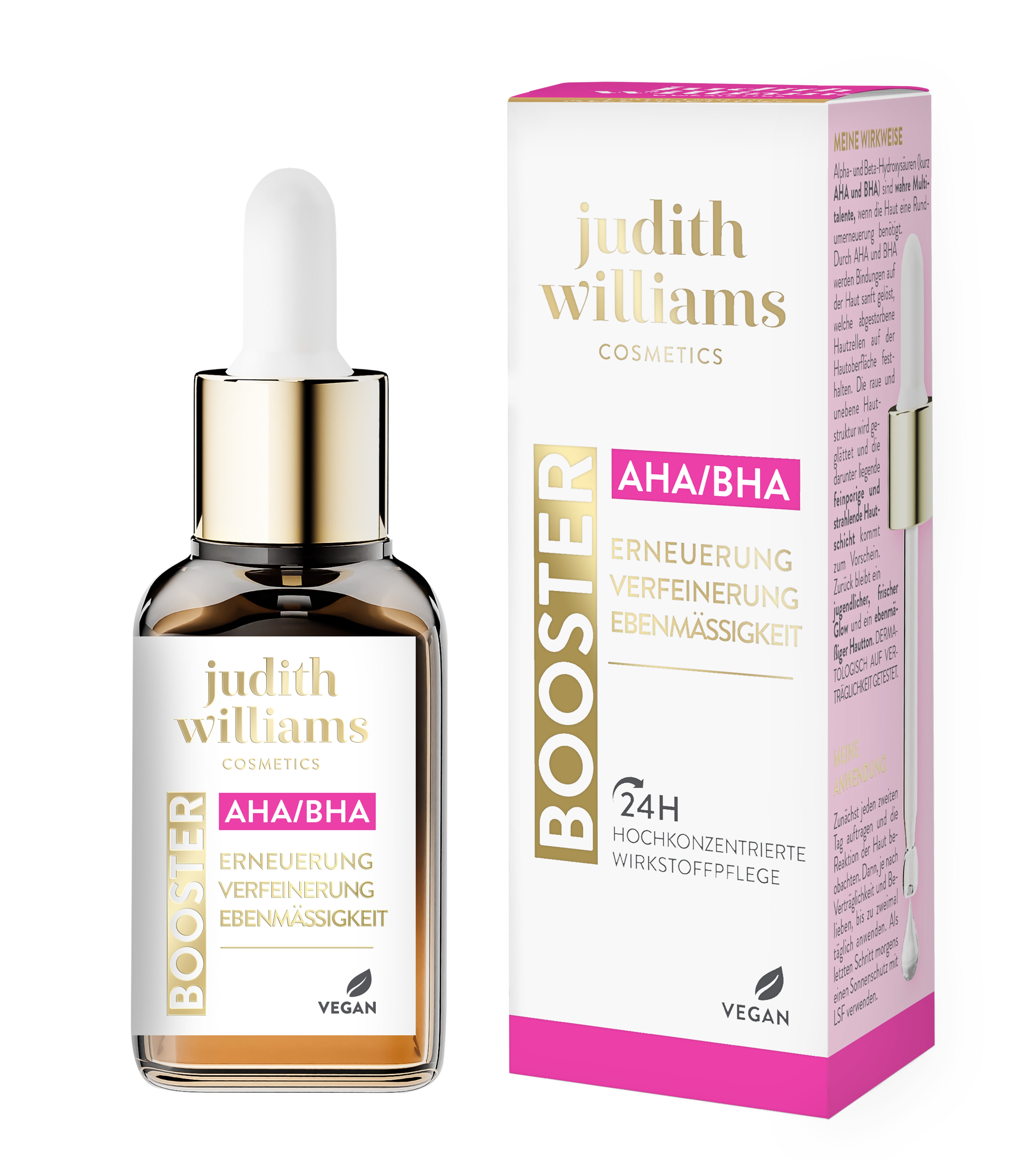 Gesichtskonzentrat | Cosmetics | AHA/BHA Booster | Judith Williams