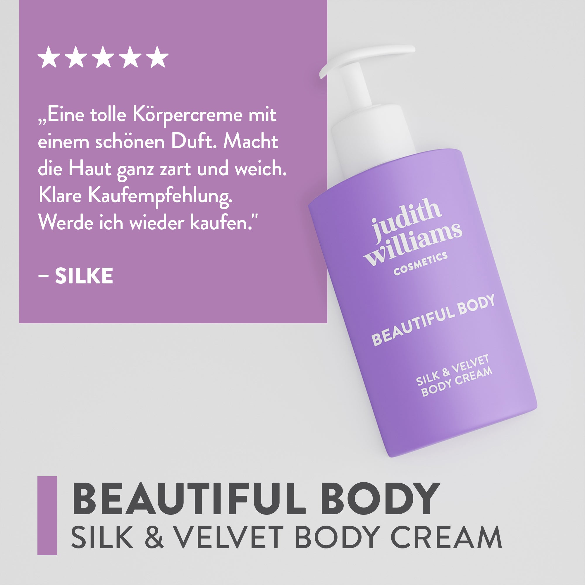Beautiful Body Silk & Velvet Body Cream