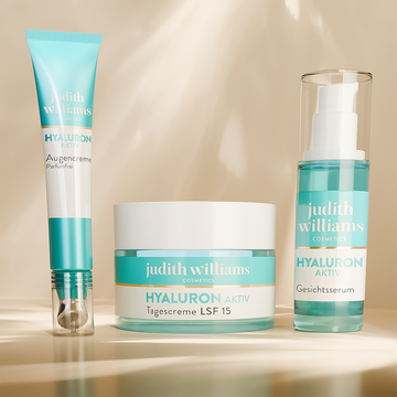 3 Produkte aus der Linie Hyaluron Aktiv