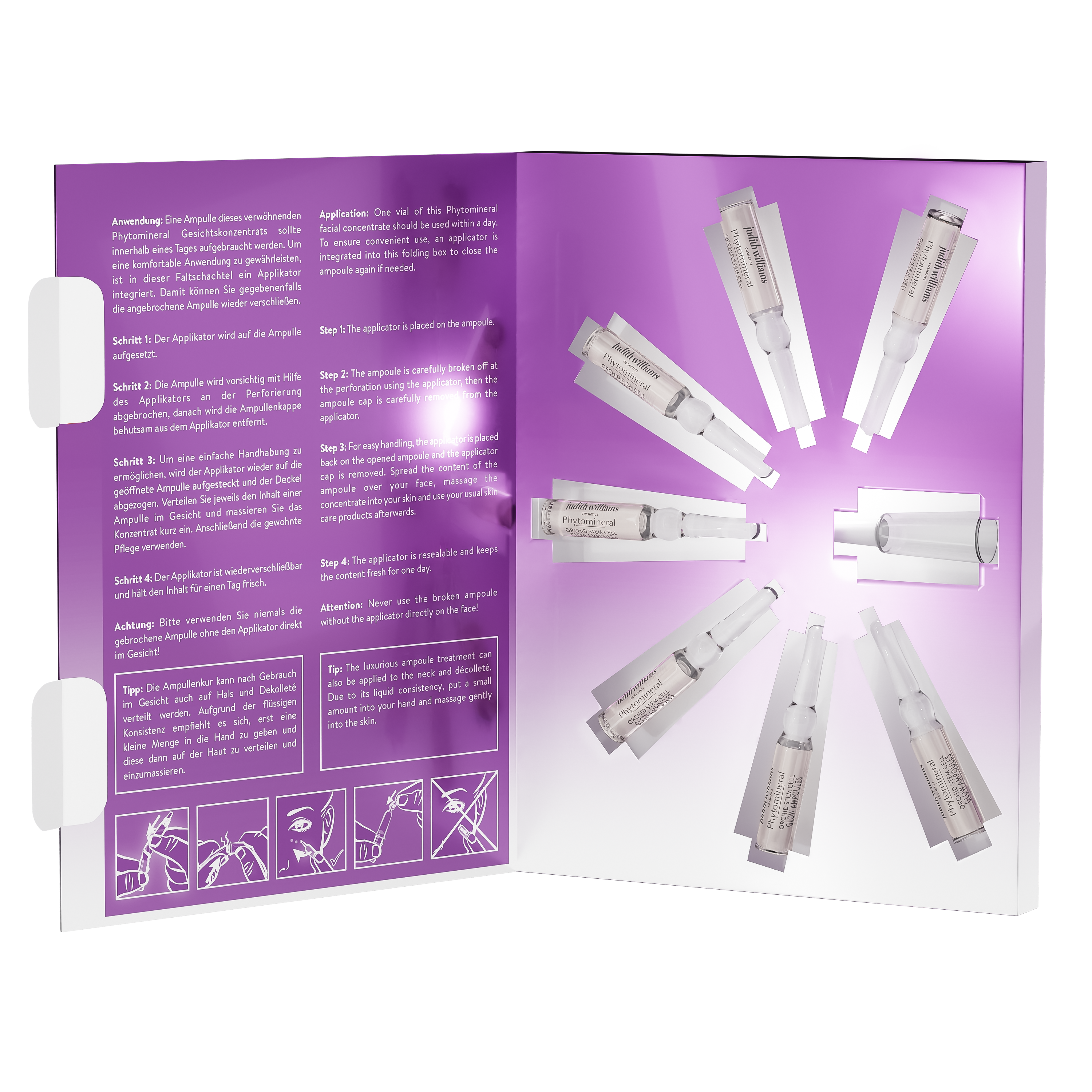 Ampullenkur | Phytomineral | Orchid Stem Cell Glow Ampoules | Judith Williams