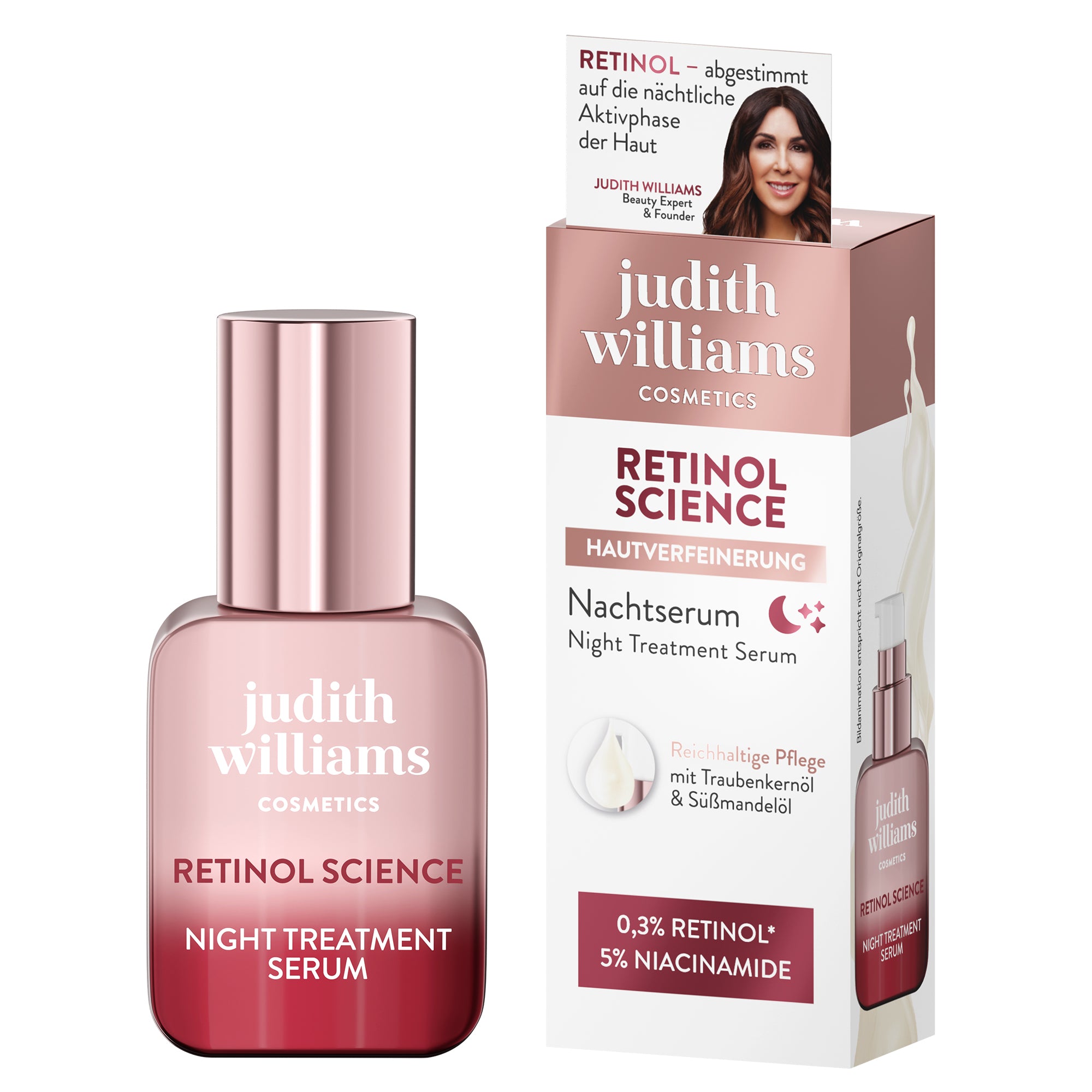 Gesichtsserum | Retinol Science | Night Treatment Serum | Judith Williams