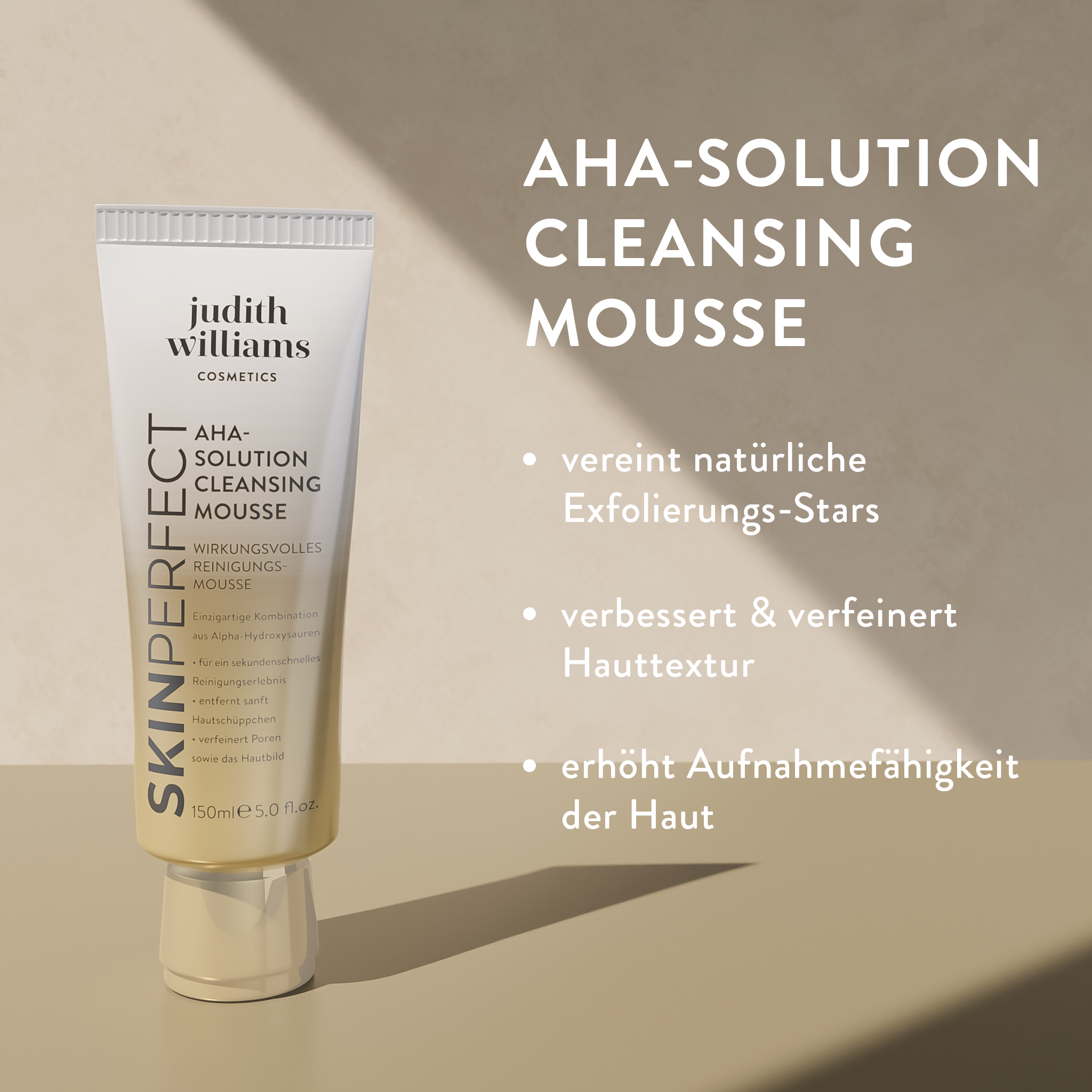Reinigungs-Mousse | SkinPerfect | AHA Solution Cleansing Mousse | Judith Williams