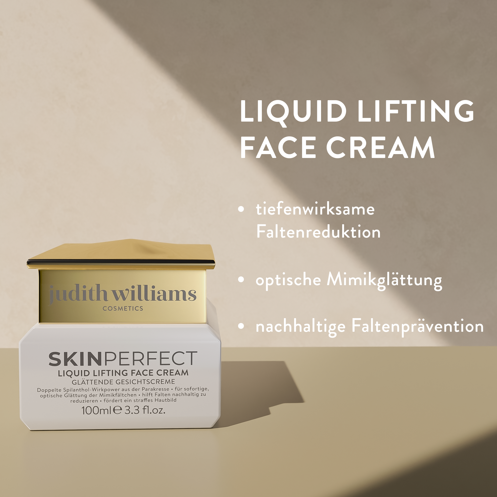 Gesichtscreme | SkinPerfect | Liquid Lifting Face Cream | Judith Williams
