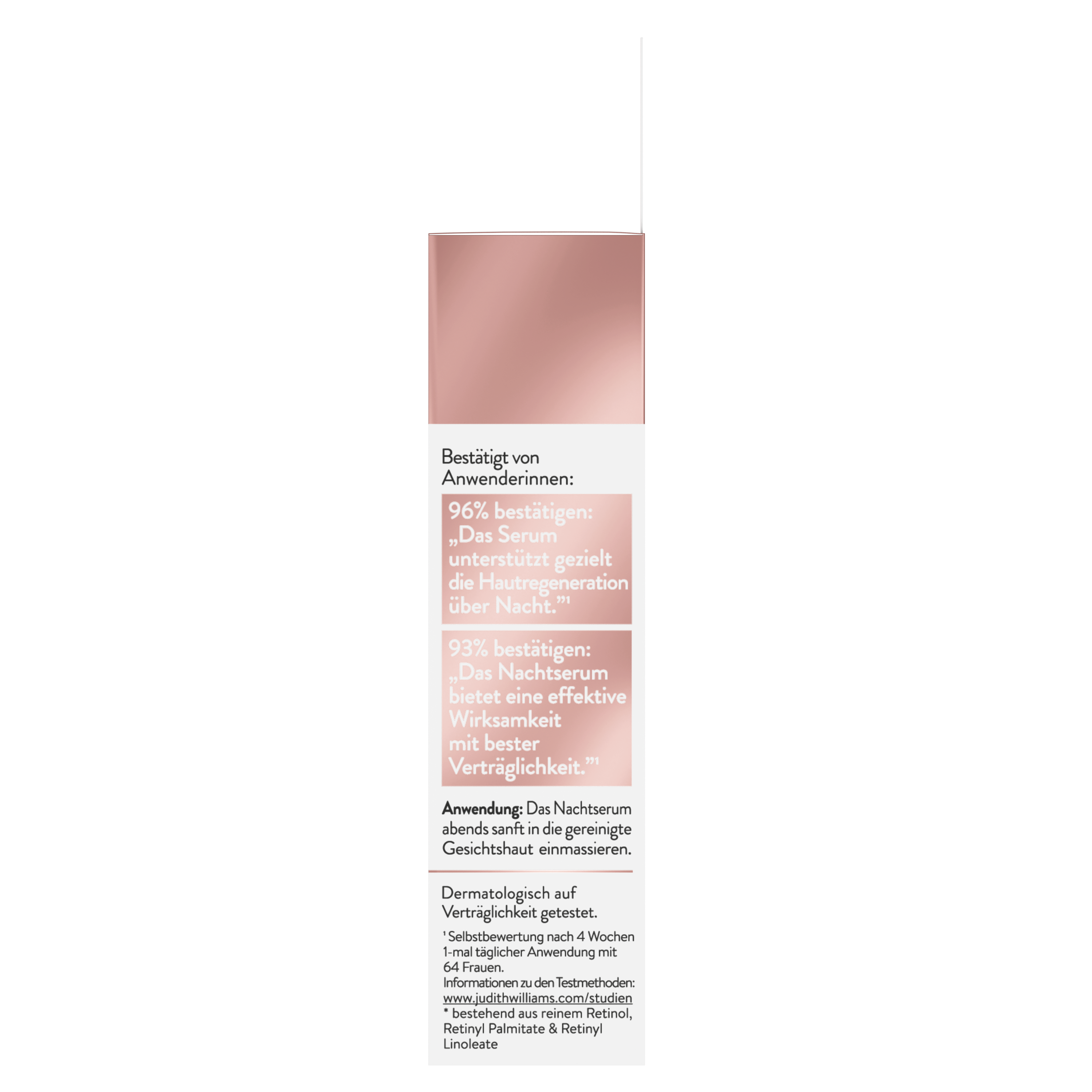 Gesichtsserum | Retinol Science | Night Treatment Serum | Judith Williams