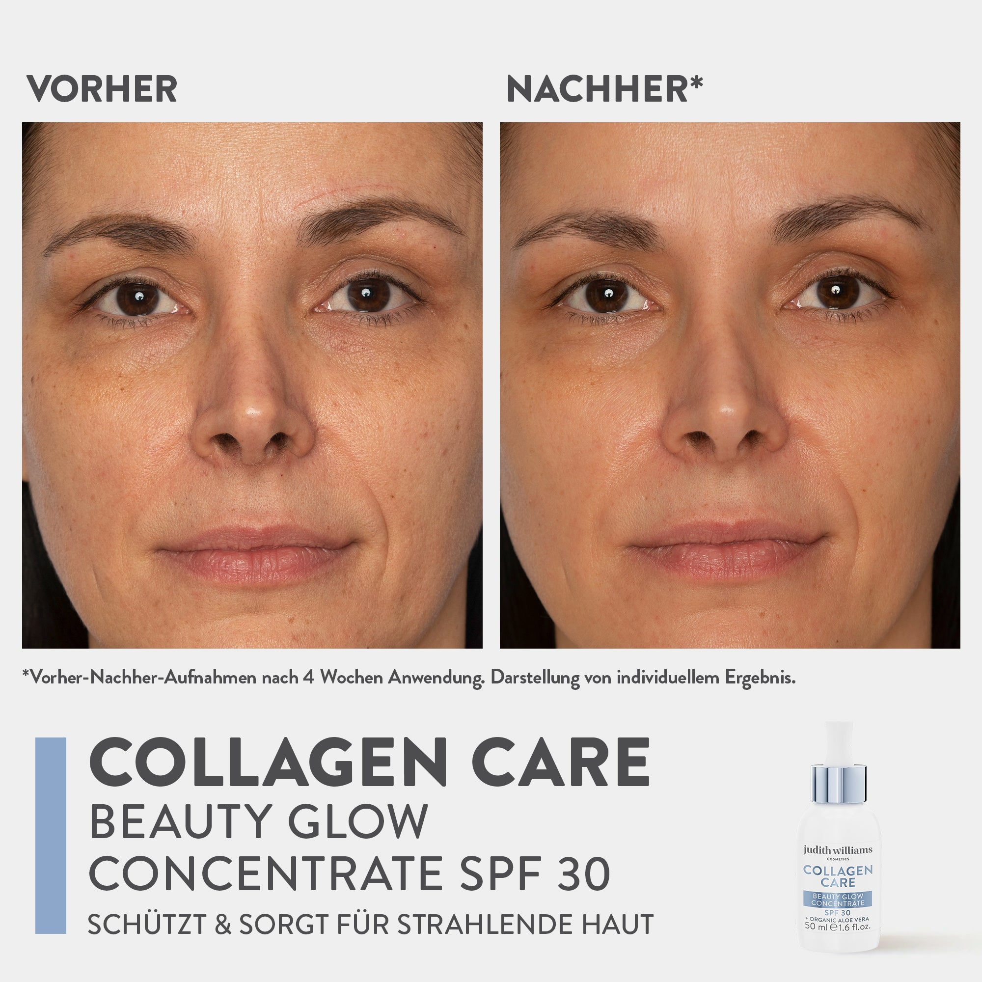 Gesichtskonzentrat | Collagen Care | Beauty Glow Concentrate SPF 30 | Judith Williams