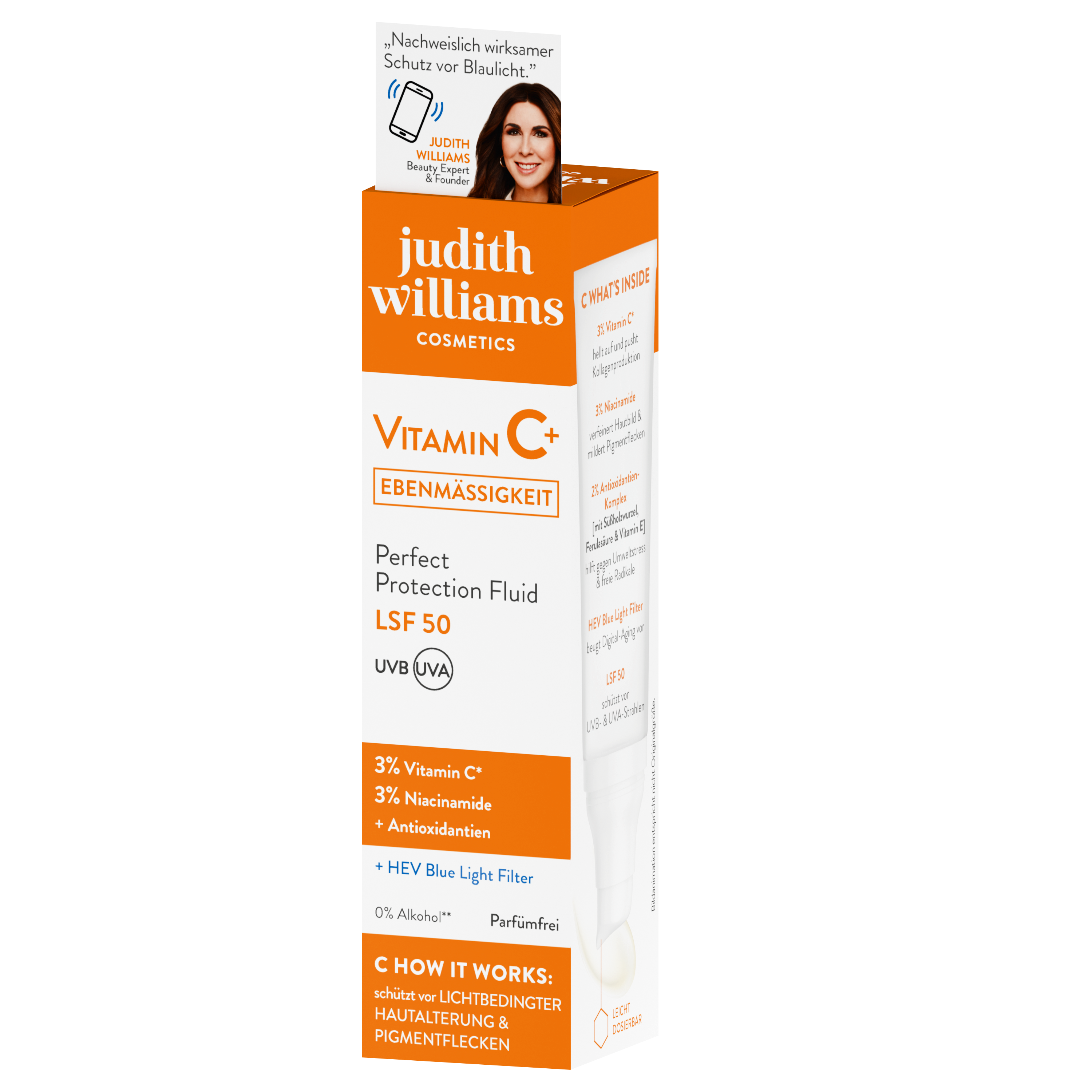 Gesichtscreme | Vitamin C+ | Perfect Protection Fluid LSF 50 | Judith Williams