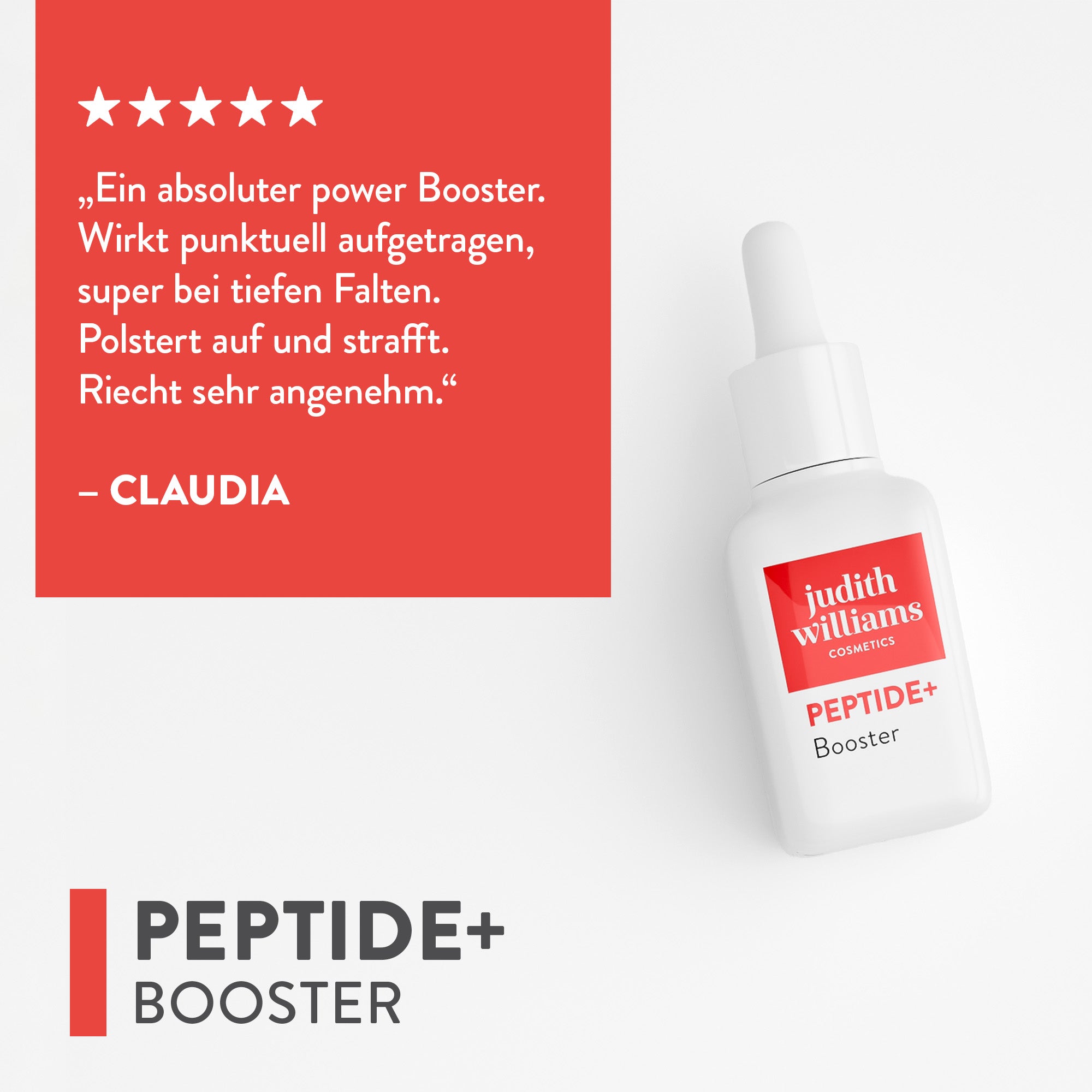 Gesichtskonzentrat | Peptide+ | Booster | Judith Williams