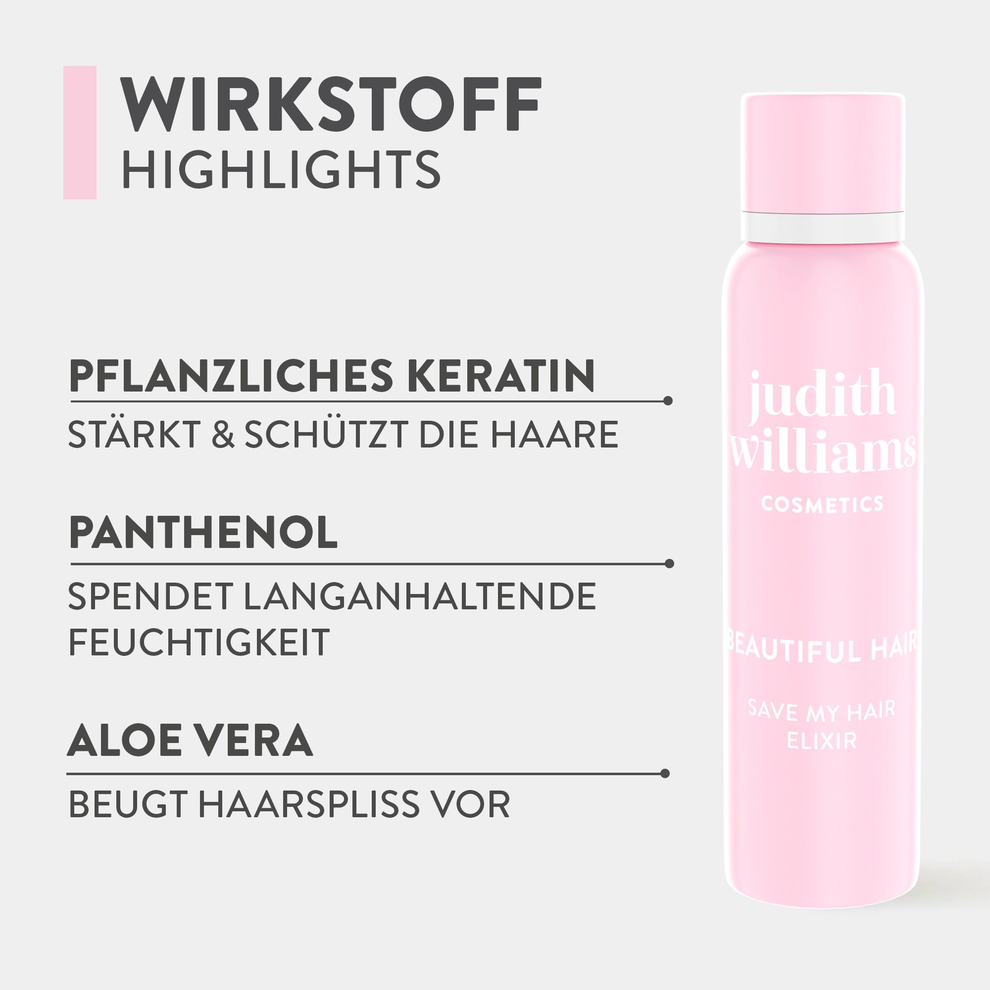 Haarpflegespray | Beautiful Hair | Save My Hair Elixir | Judith Williams