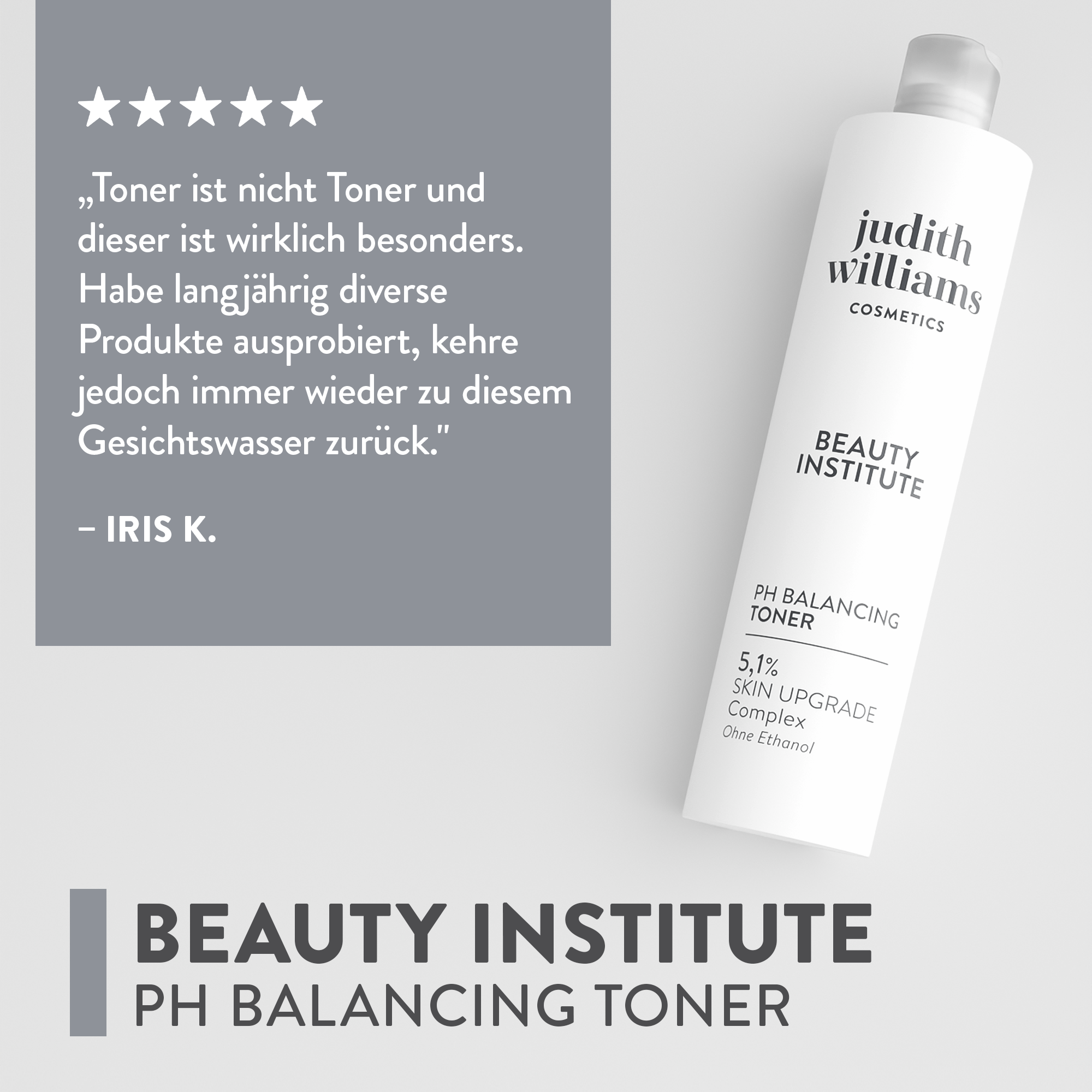 Gesichtswasser | Beauty Institute | pH Balancing Toner | Judith Williams