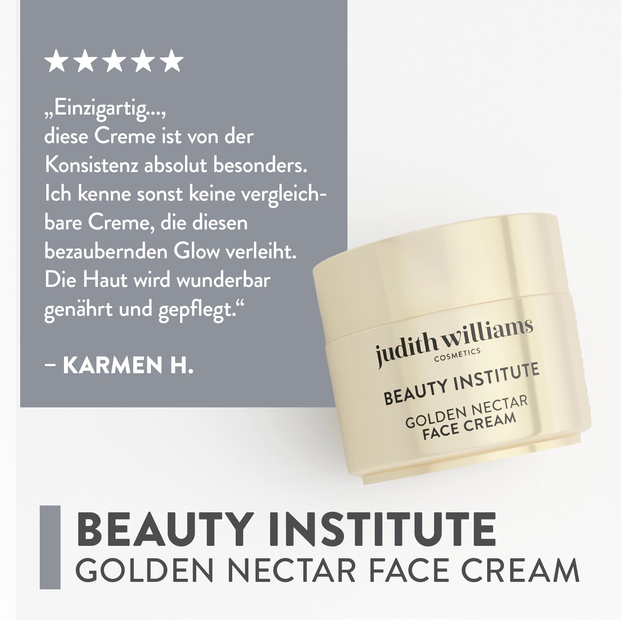 Gesichtscreme | Beauty Institute | Golden Nectar Face Cream Refill | Judith Williams