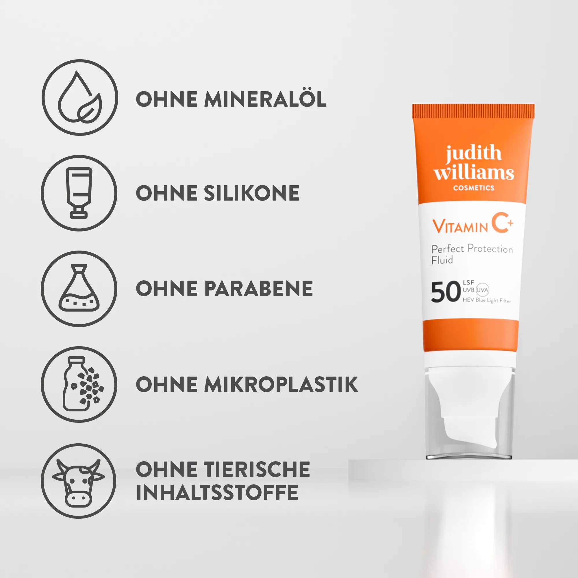 Gesichtscreme | Vitamin C+ | Perfect Protection Fluid LSF 50 | Judith Williams