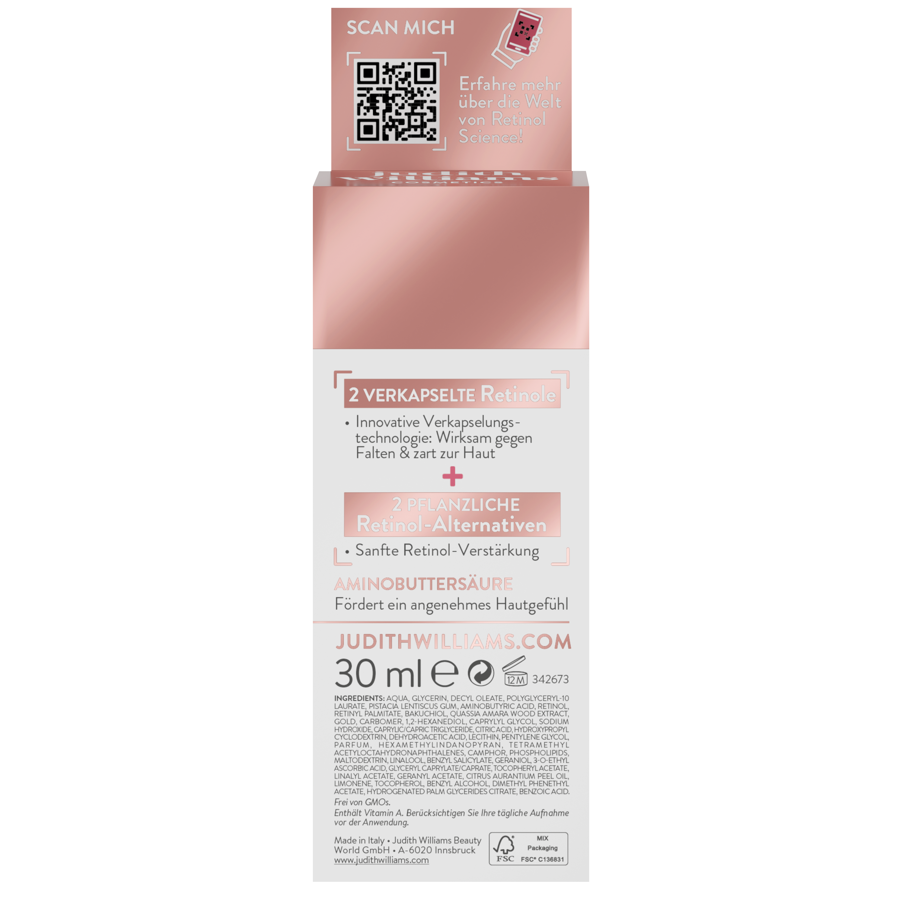 Gesichtskonzentrat | Retinol Science | Intense Concentrate | Judith Williams