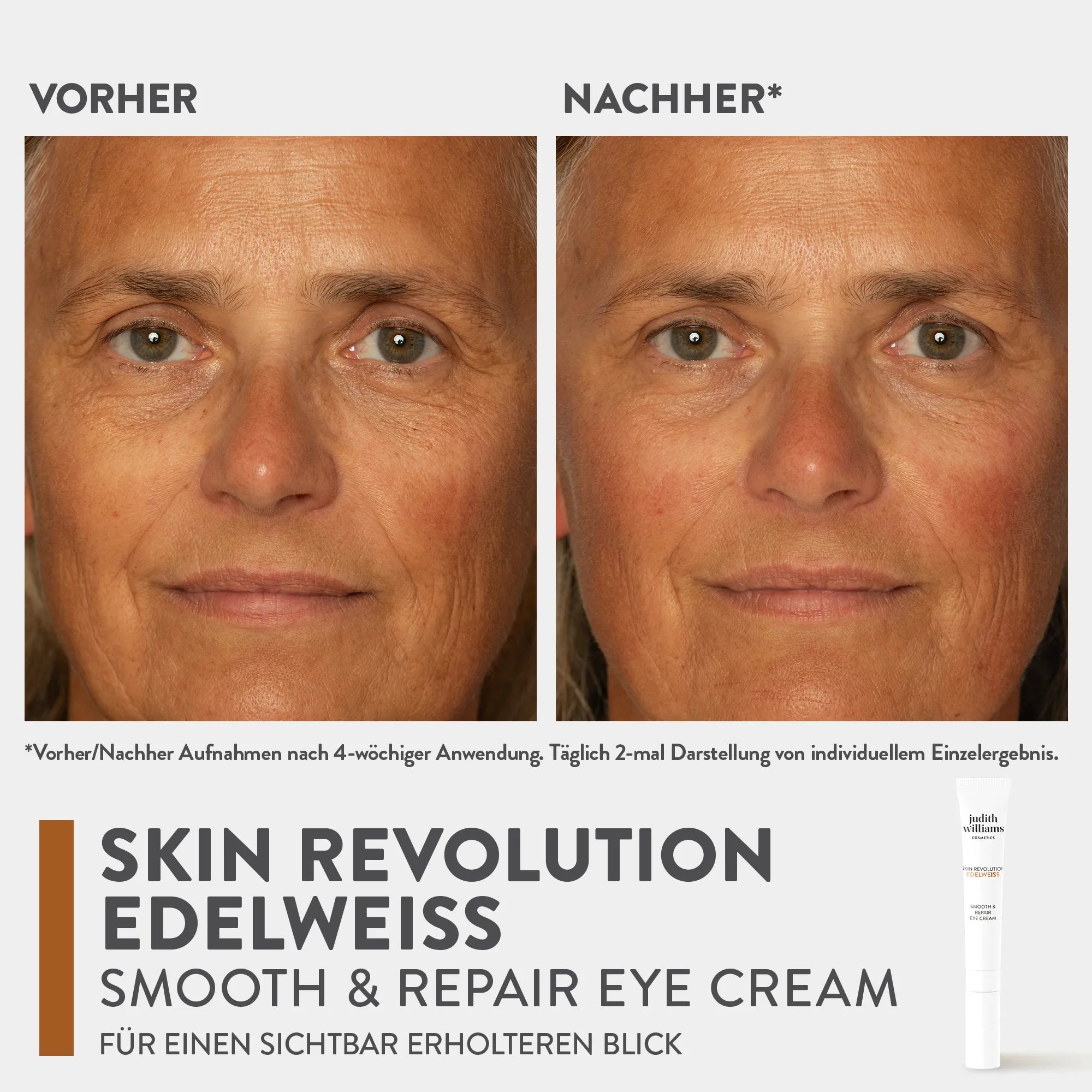 Augencreme | Skin Revolution Edelweiss | Smooth & Repair Eye Cream | Judith Williams