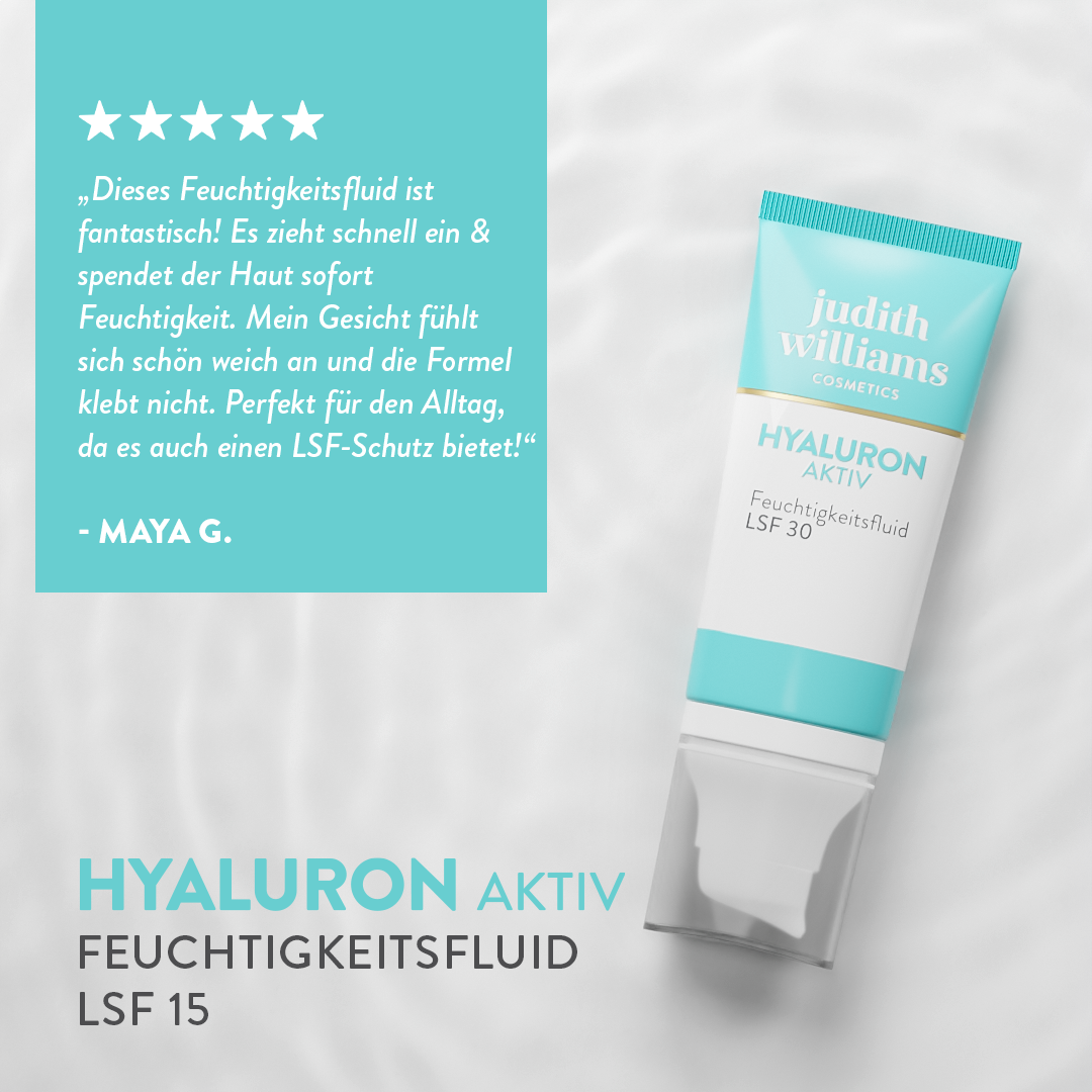 Gesichtskonzentrat | Hyaluron Aktiv | Feuchtigkeitsfluid | Judith Williams