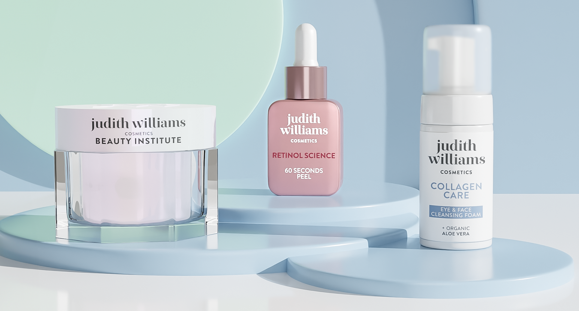 Produkte für die Haut im Winter von Judith Williams Cosmetics.