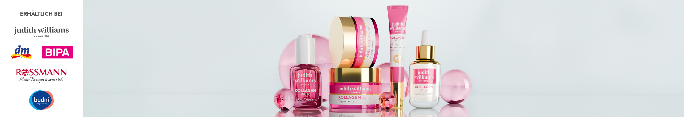Kollagen Aktiv Linie von Judith Williams Cosmetics