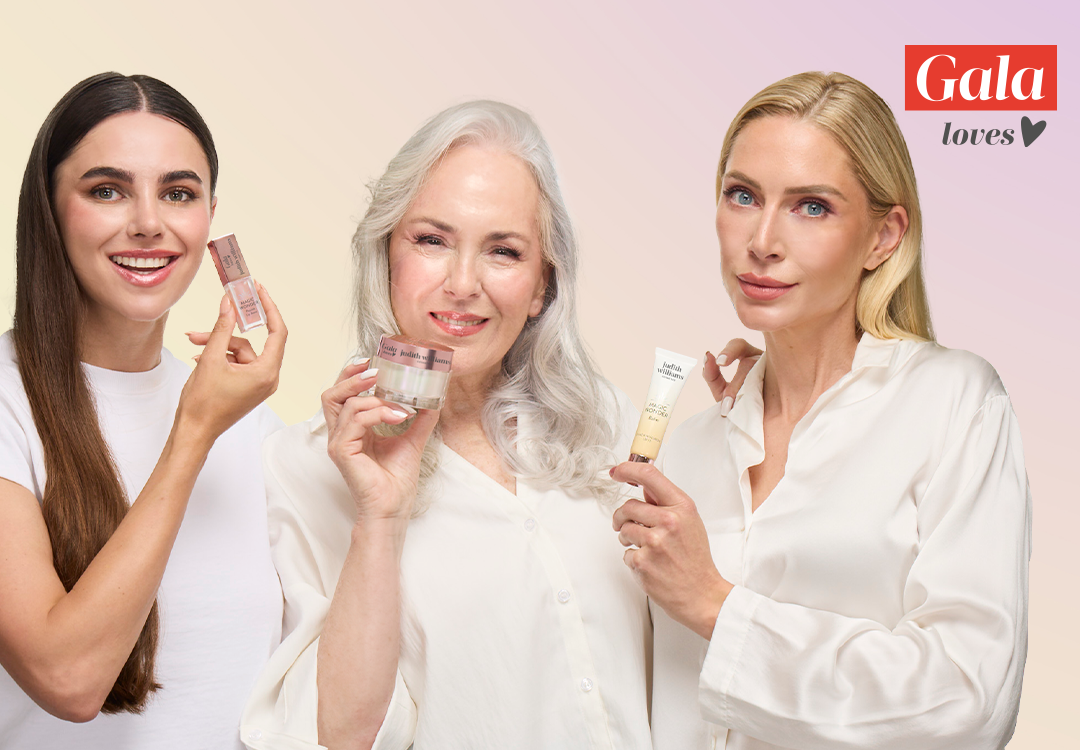 Drei Models mit den Magic Wonder Produkten von Judith Williams Cosmetics in den Händen.