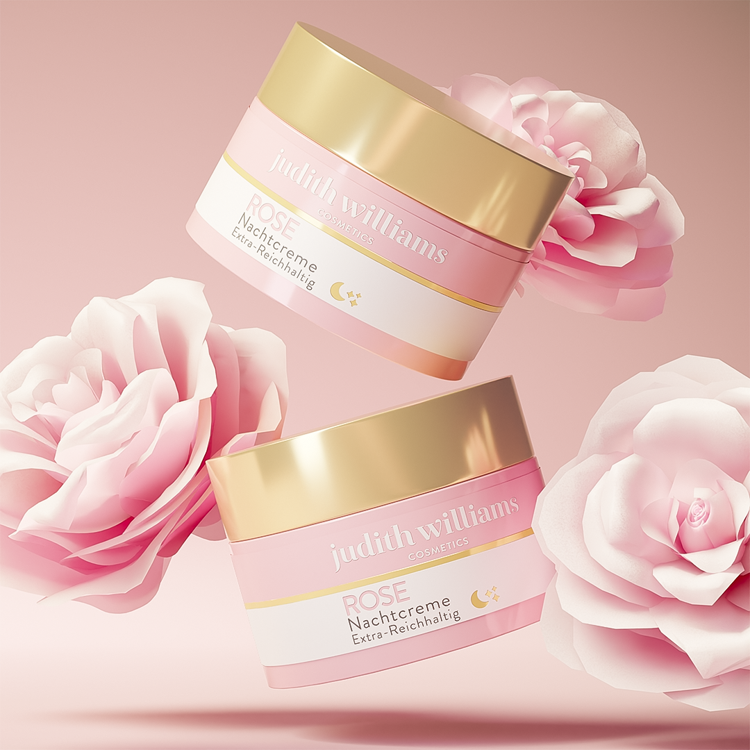 Rose Nachtcreme von Judith Williams Cosmetics.