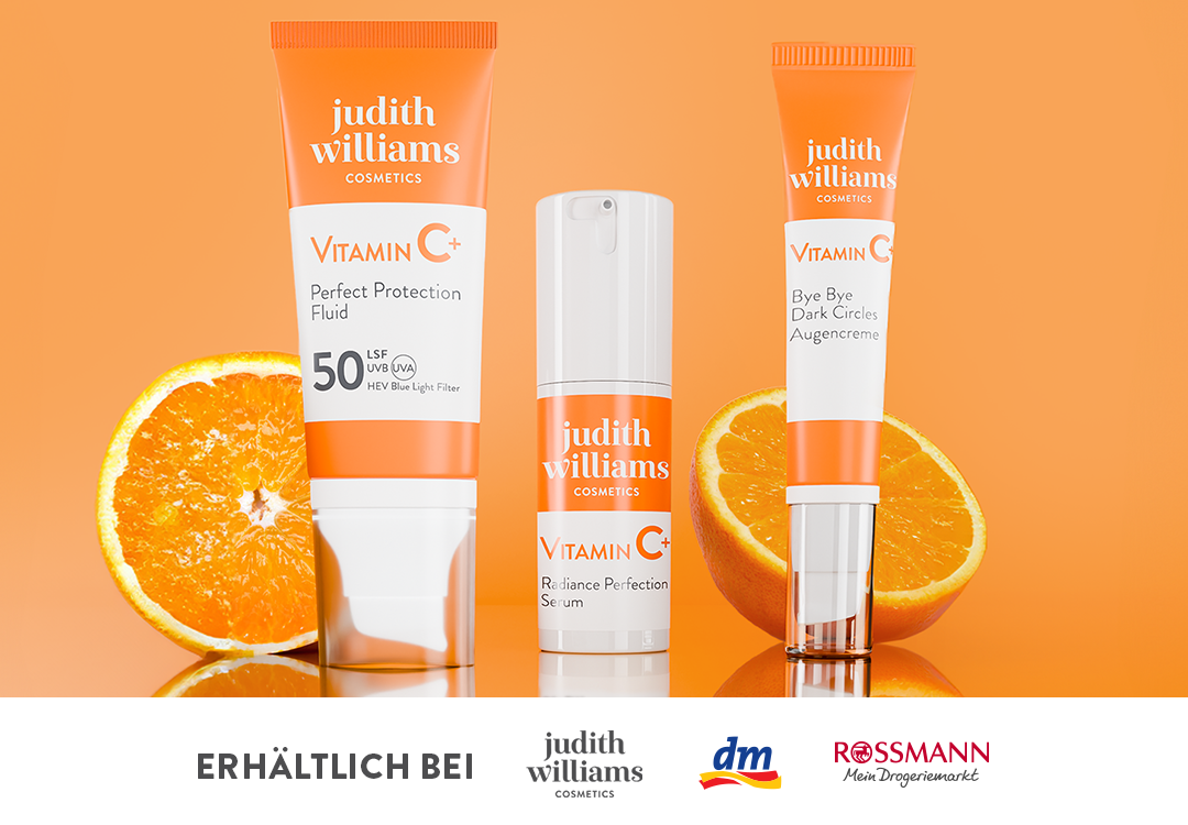 Vitamin C+ Linie von Judith Williams Cosmetics.