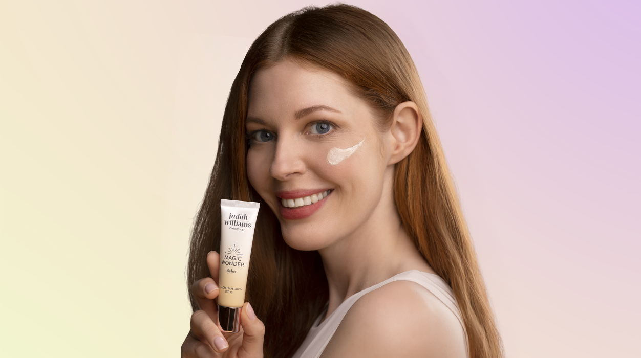 Balm Model Natürliches Make-up in 5 Schritten | Judith Williams Cosmetics