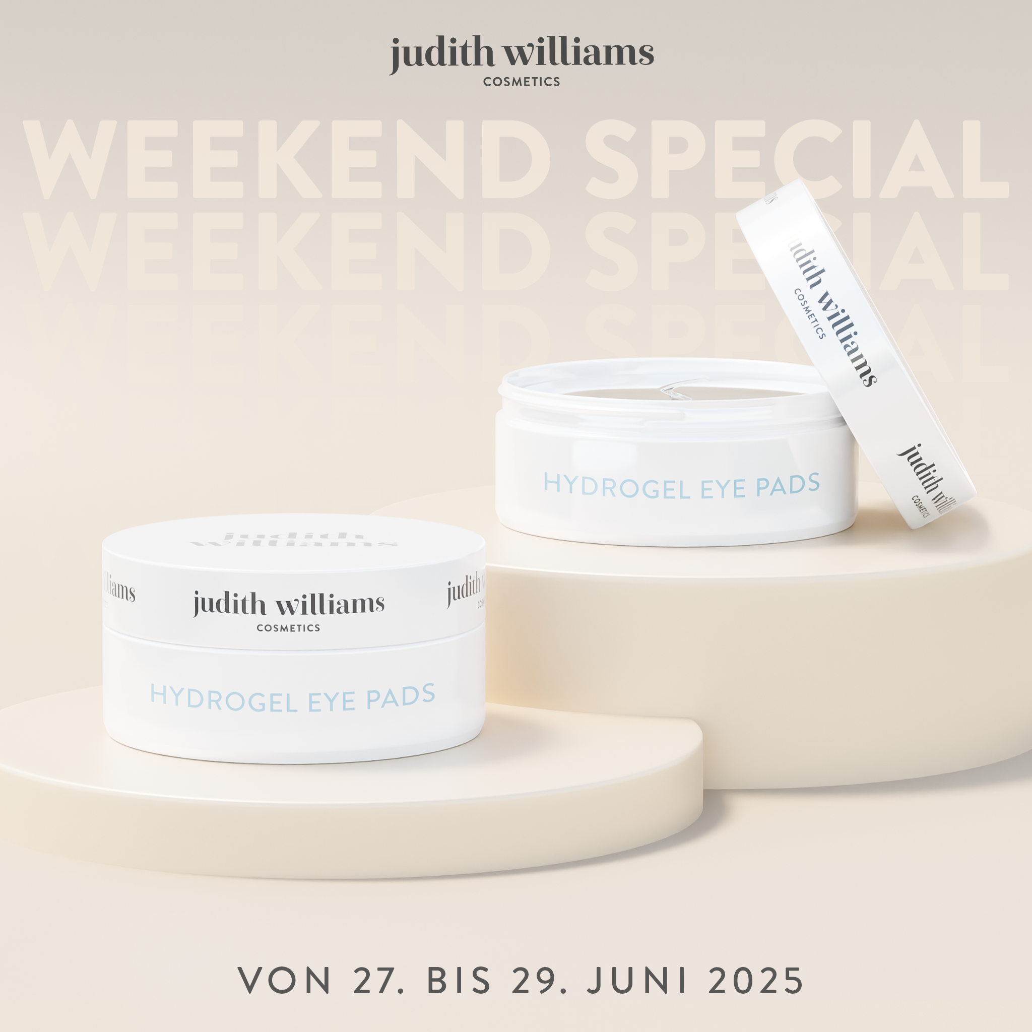 Augenmaske | Hydrolyte | Hydrogel Eye Pads DUO | Judith Williams
